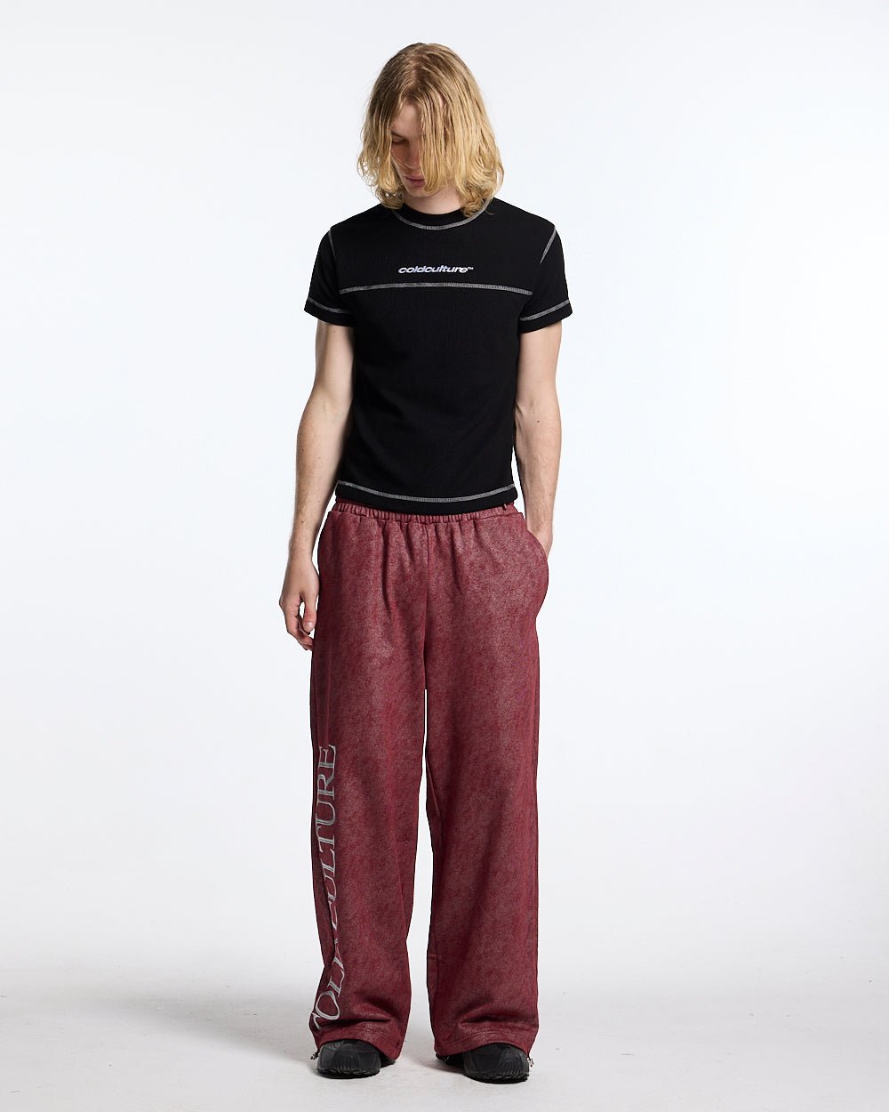 MERRY SWEATPANTS RED - Cold Culture #man