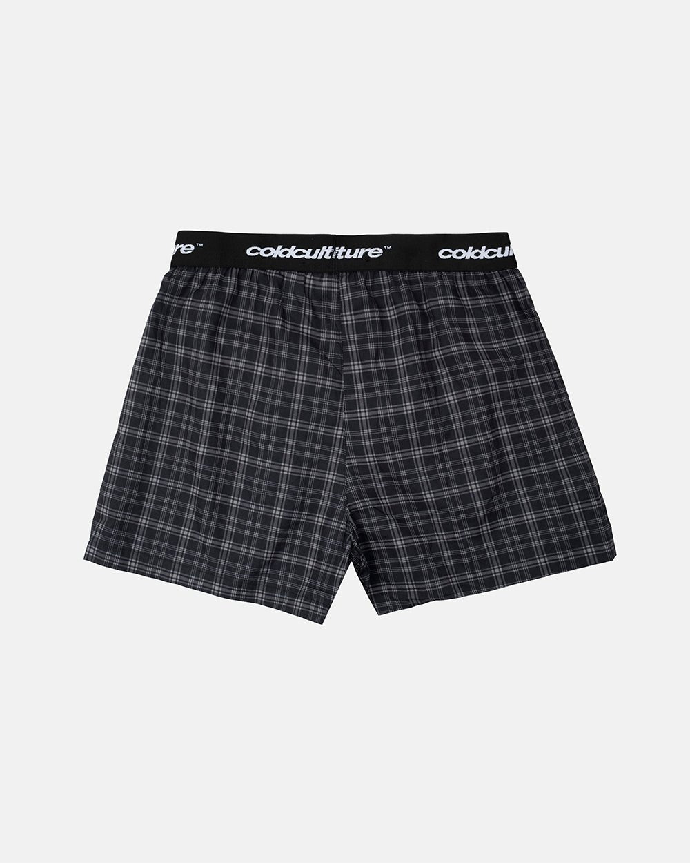 MIDNIGHT BOXERS PACK BLACK CHECKS - Cold Culture