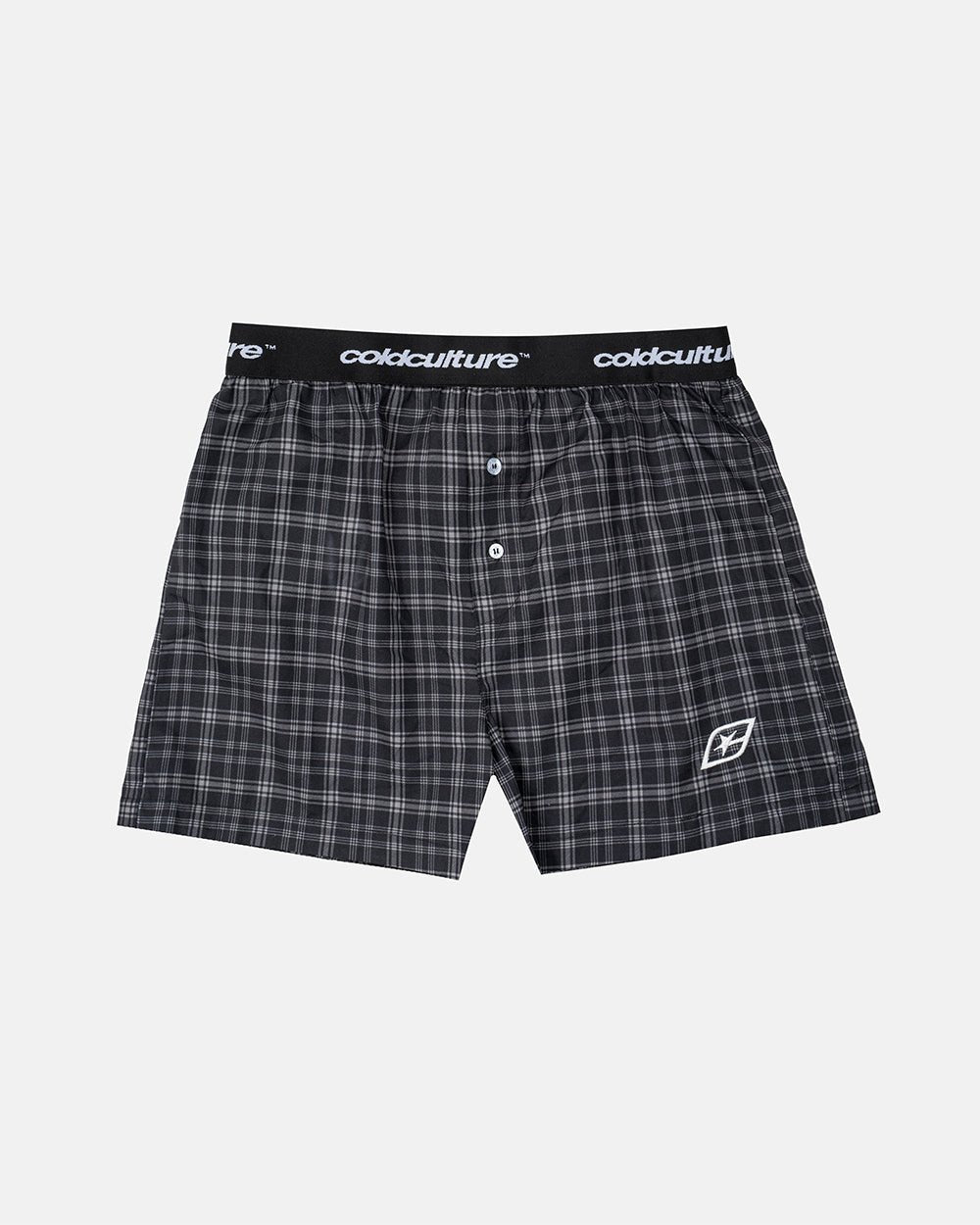 MIDNIGHT BOXERS PACK BLACK CHECKS - Cold Culture