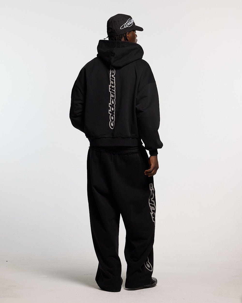 MIDNIGHT SET ZIP UP BLACK - Cold Culture