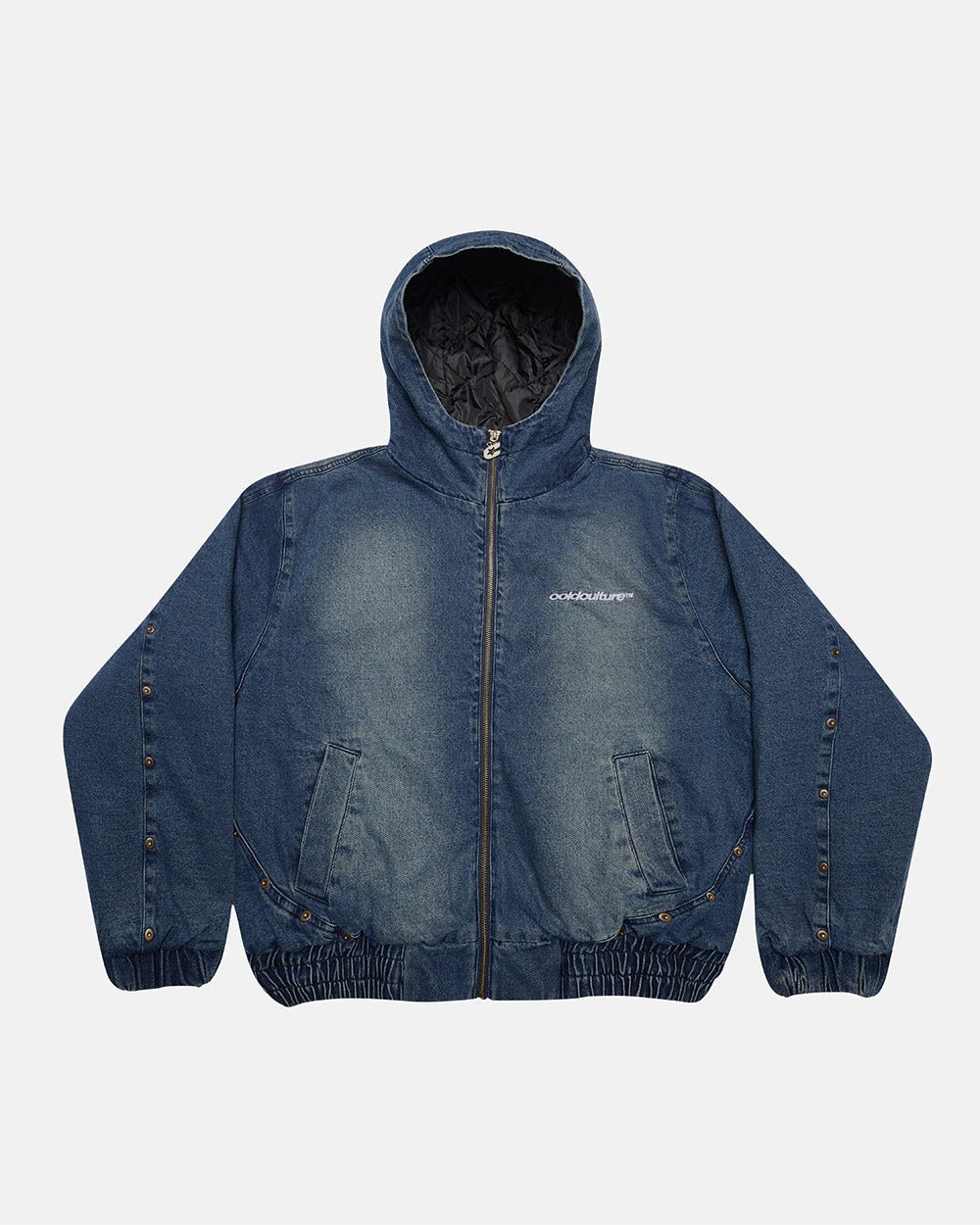 MIKE HOODED JACKET DENIM - Main Image