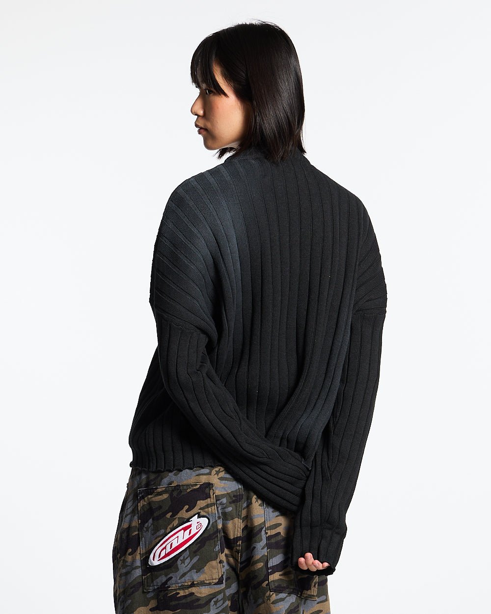 MIST KNIT GRADIENT GREY - COLD CULTURE