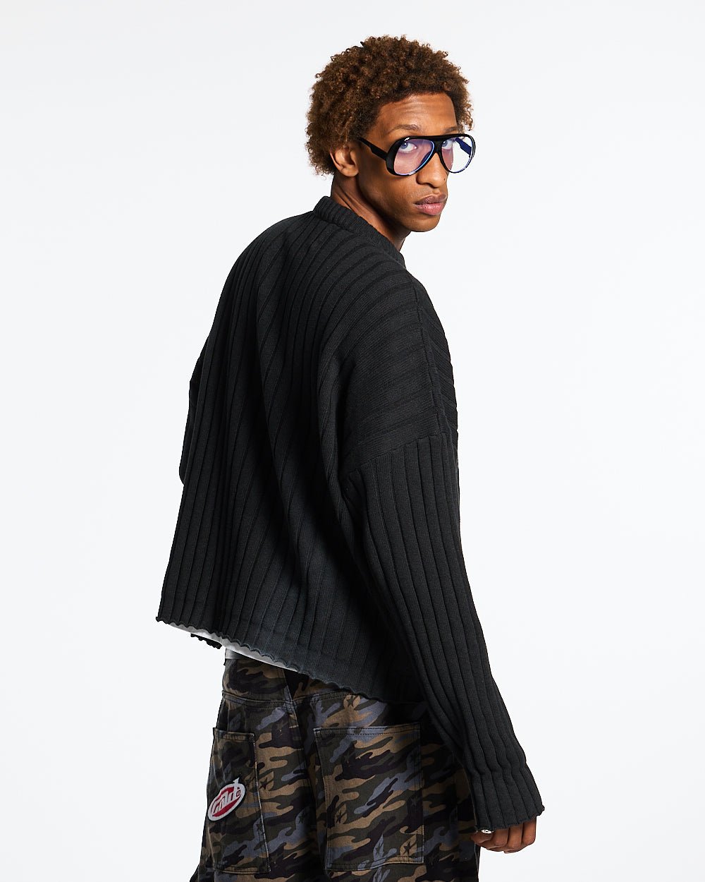 MIST KNIT GRADIENT GREY - COLD CULTURE