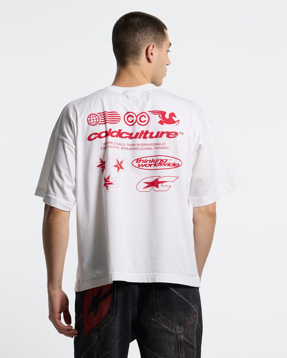 MIX TEE WHITE - Cold Culture #man