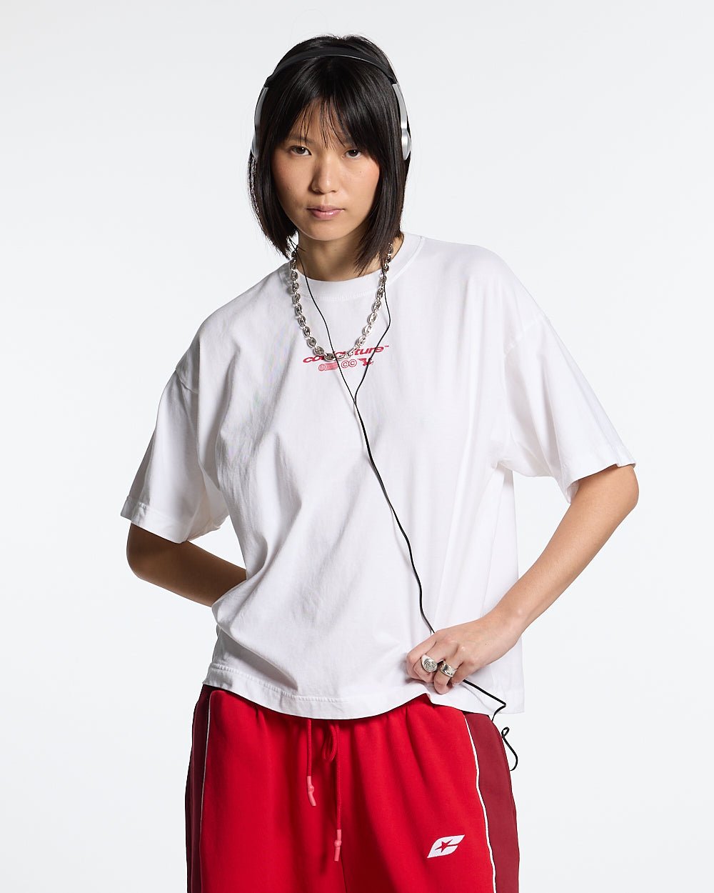 MIX TEE WHITE - COLD CULTURE