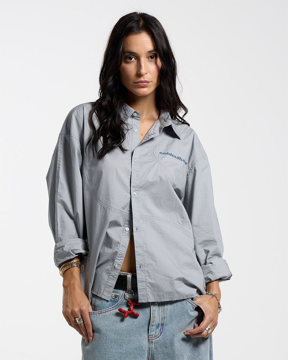MONTMELO SHIRT GREY - COLD CULTURE #woman