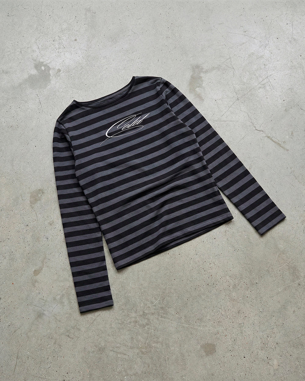 MOONLINE LONGSLEEVE TOP GREY - Cold Culture