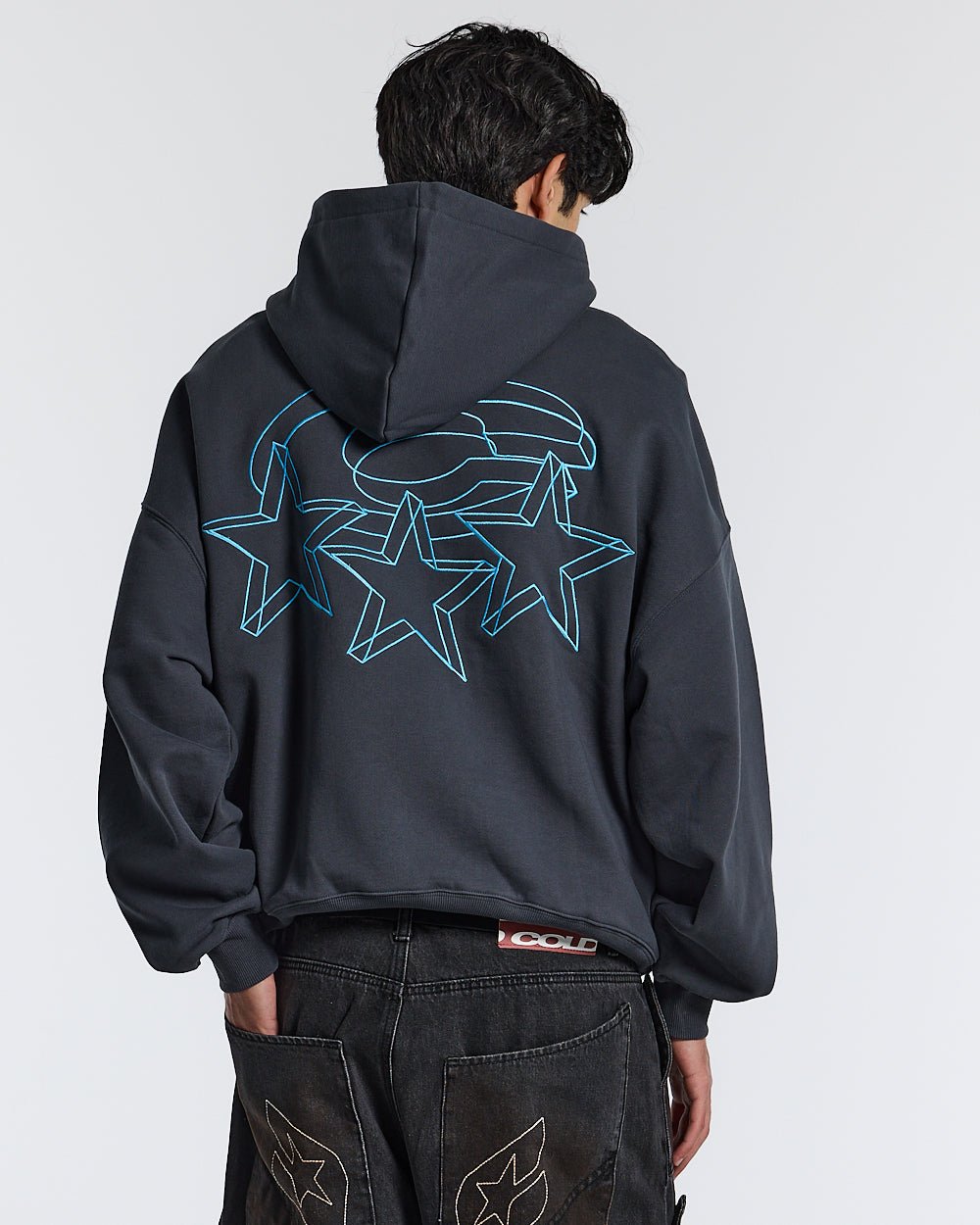 MOVING HOODIE CHARCOAL GREY - COLD CULTURE