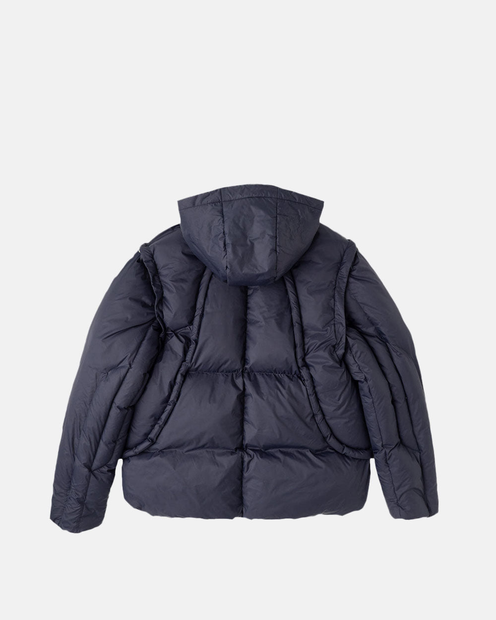 MULTIFUNCTIONAL PUFFER JACKET DARK BLUE - COLD CULTURE