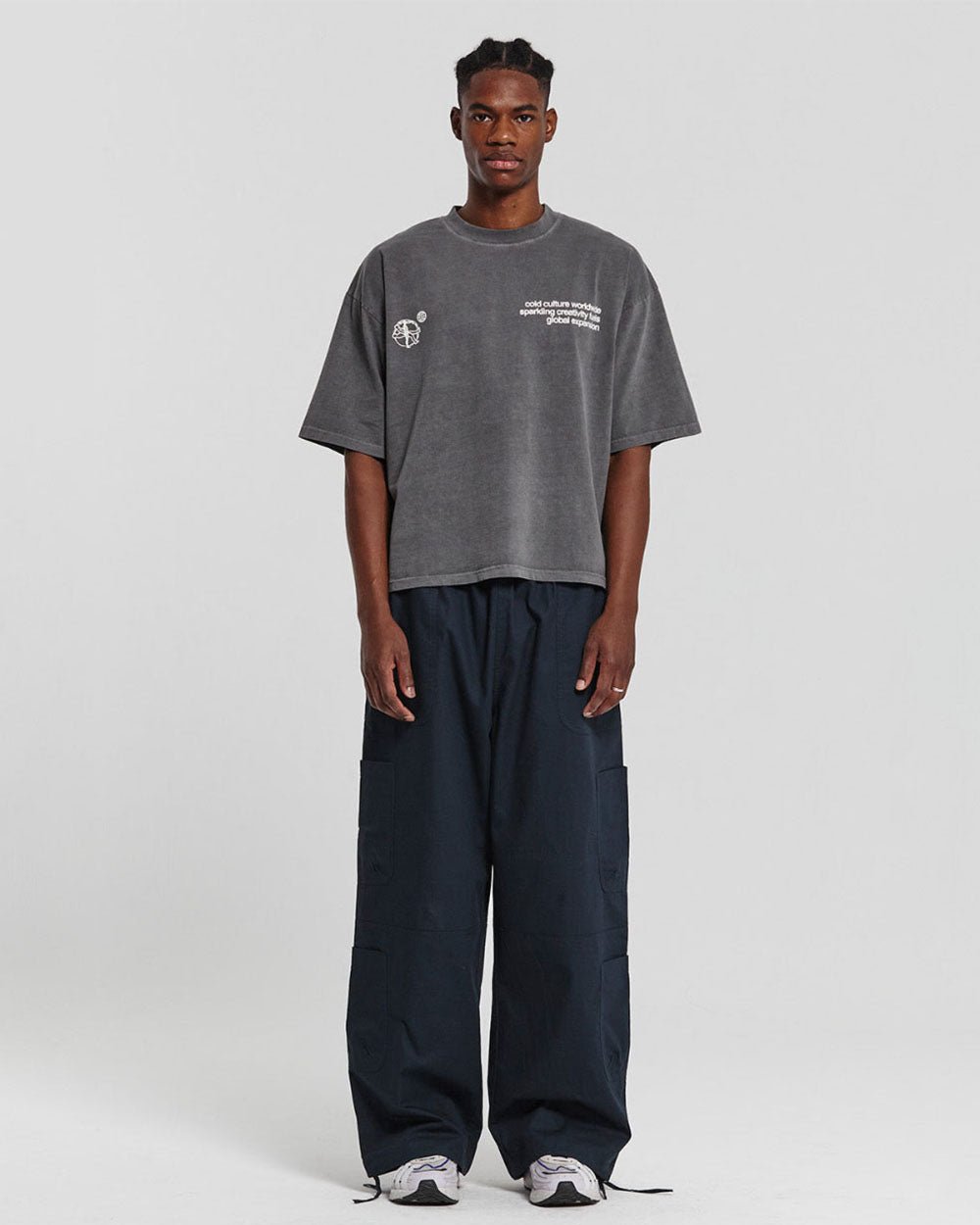 MULTIPOCKET RIPSTOP PANTS DARK BLUE - COLD CULTURE