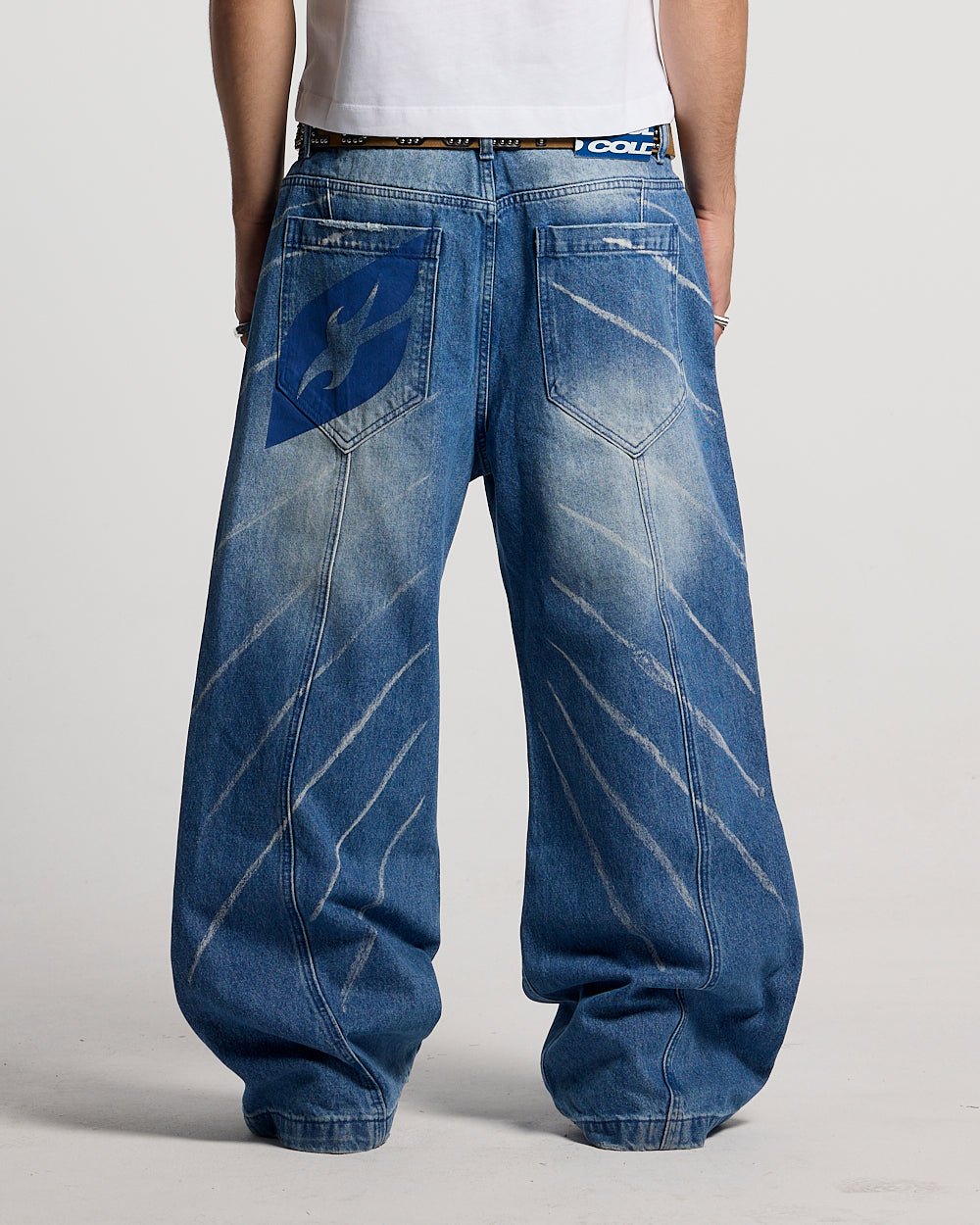 MUSIC RHYTHM V3 PANTS LIGHT BLUE - Cold Culture