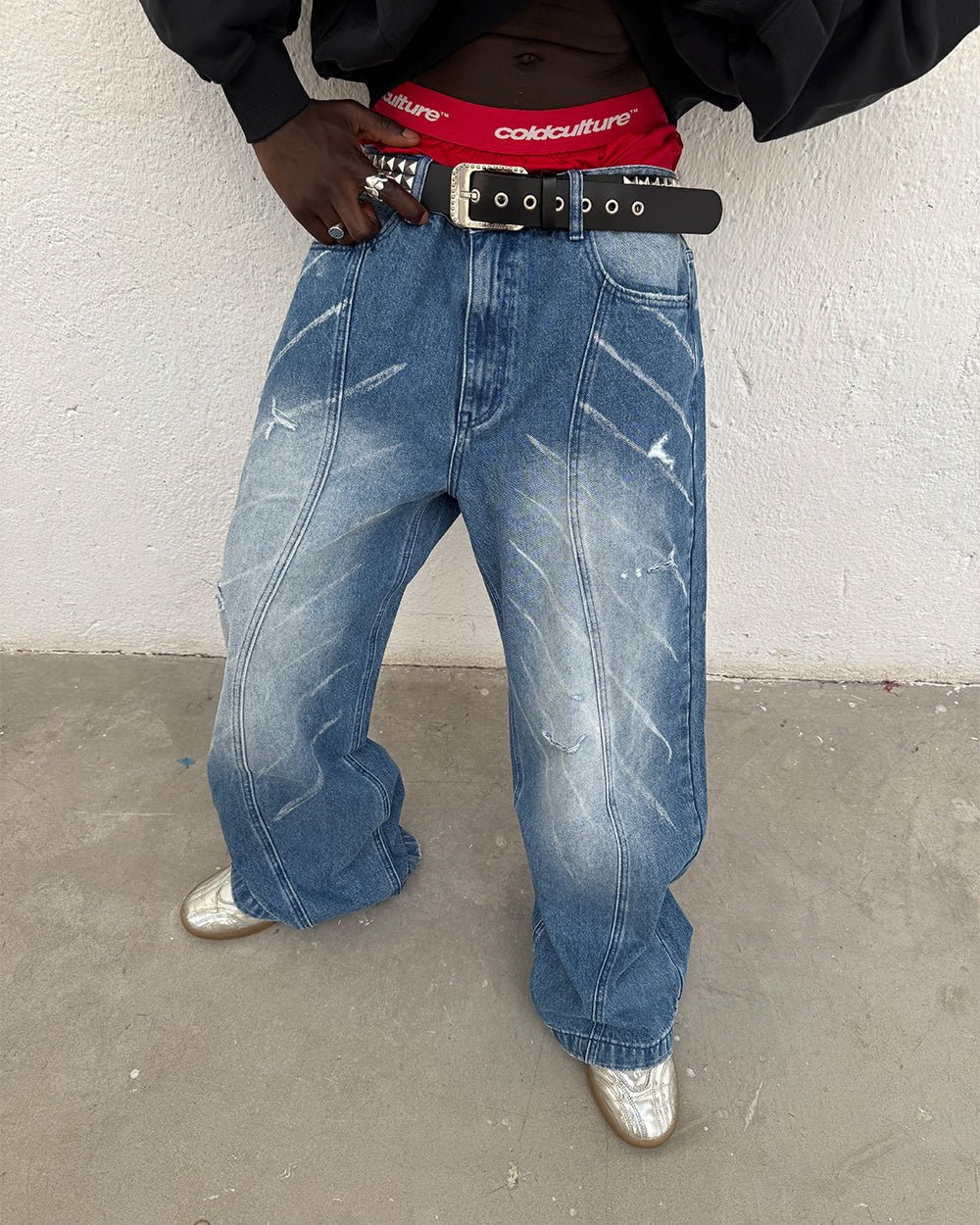 MUSIC RHYTHM V3 PANTS LIGHT BLUE - COLD CULTURE