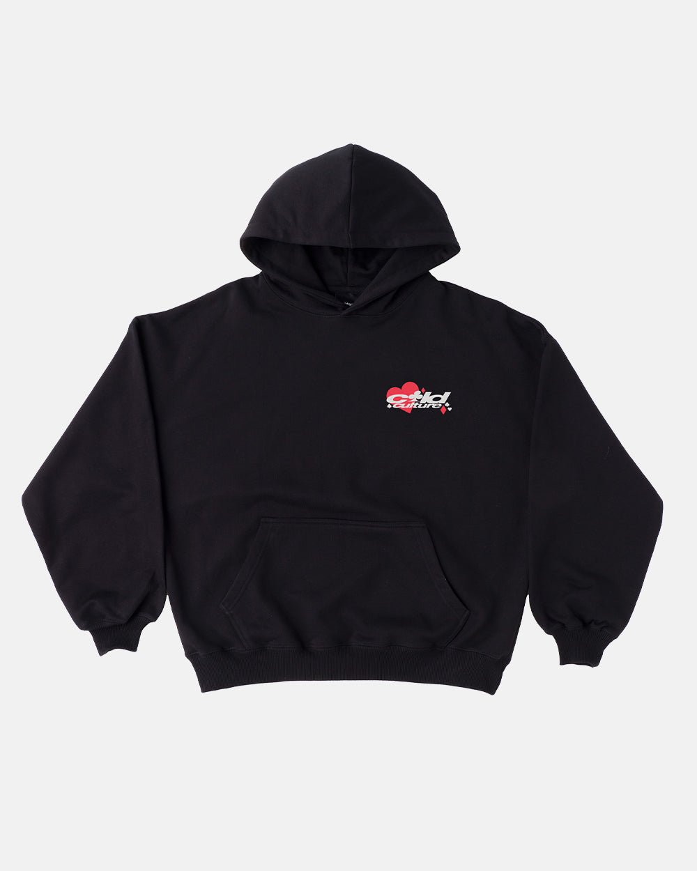 NAIPES HOODIE BLACK - COLD CULTURE