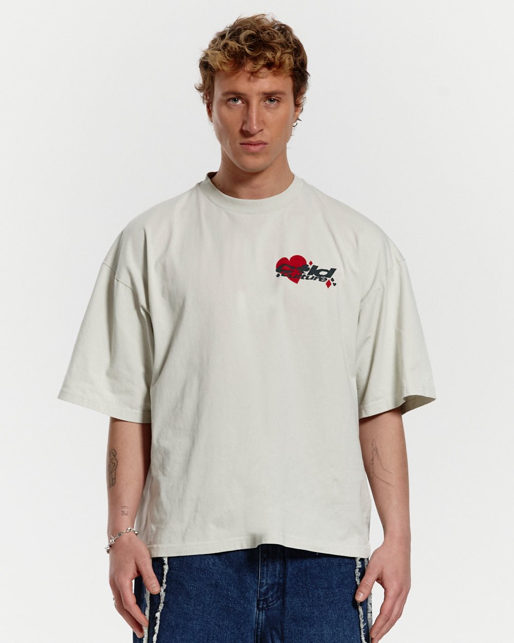 NAIPES TEE ULTRA LIGHT GREY - COLD CULTURE