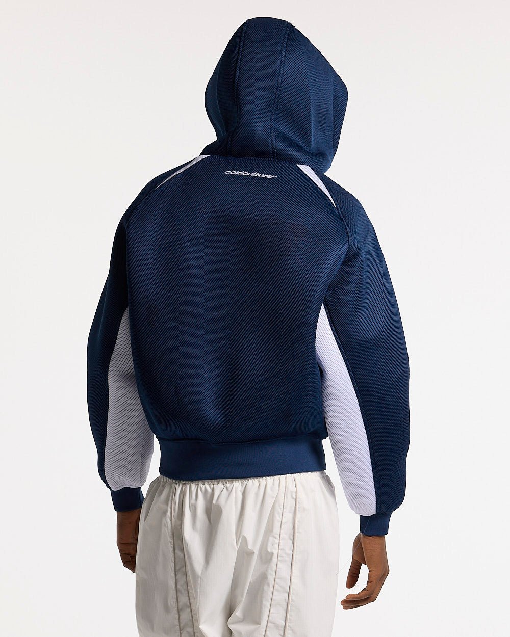NEO ZIP JACKET WHITE & BLUE - Cold Culture #man