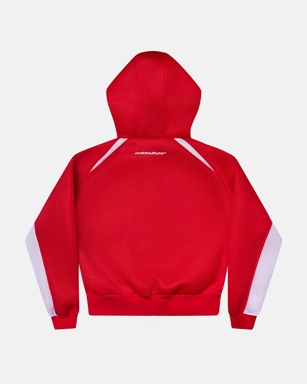 NEO ZIP JACKET WHITE & RED - Cold Culture