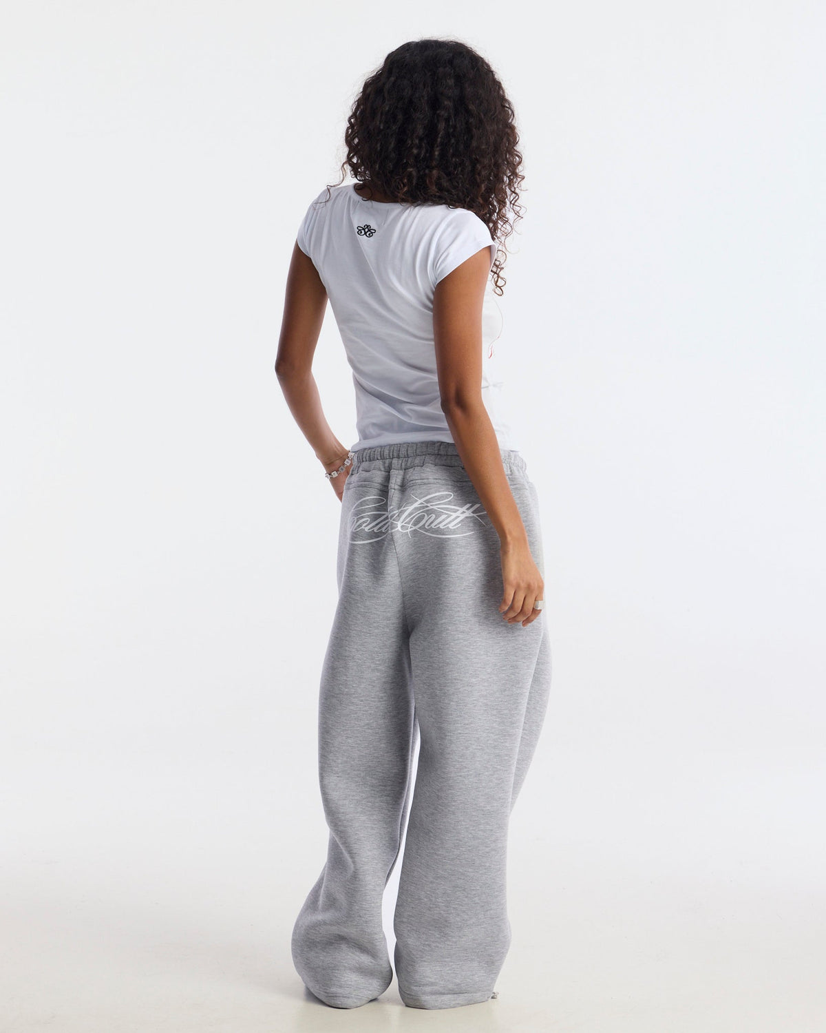 NIA SET BABY TEE WHITE - Cold Culture