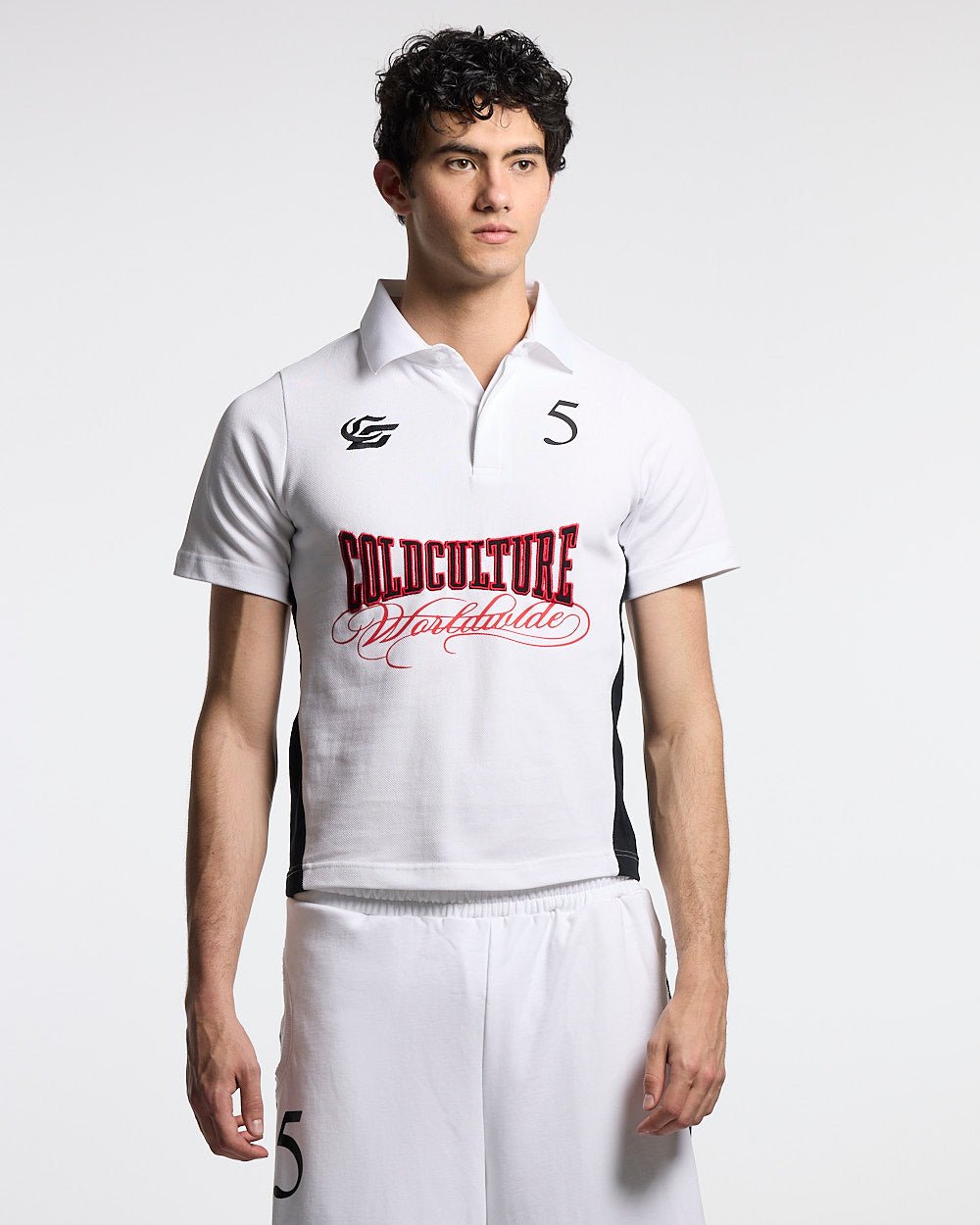NIA SET POLO WHITE & BLACK - Cold Culture #man