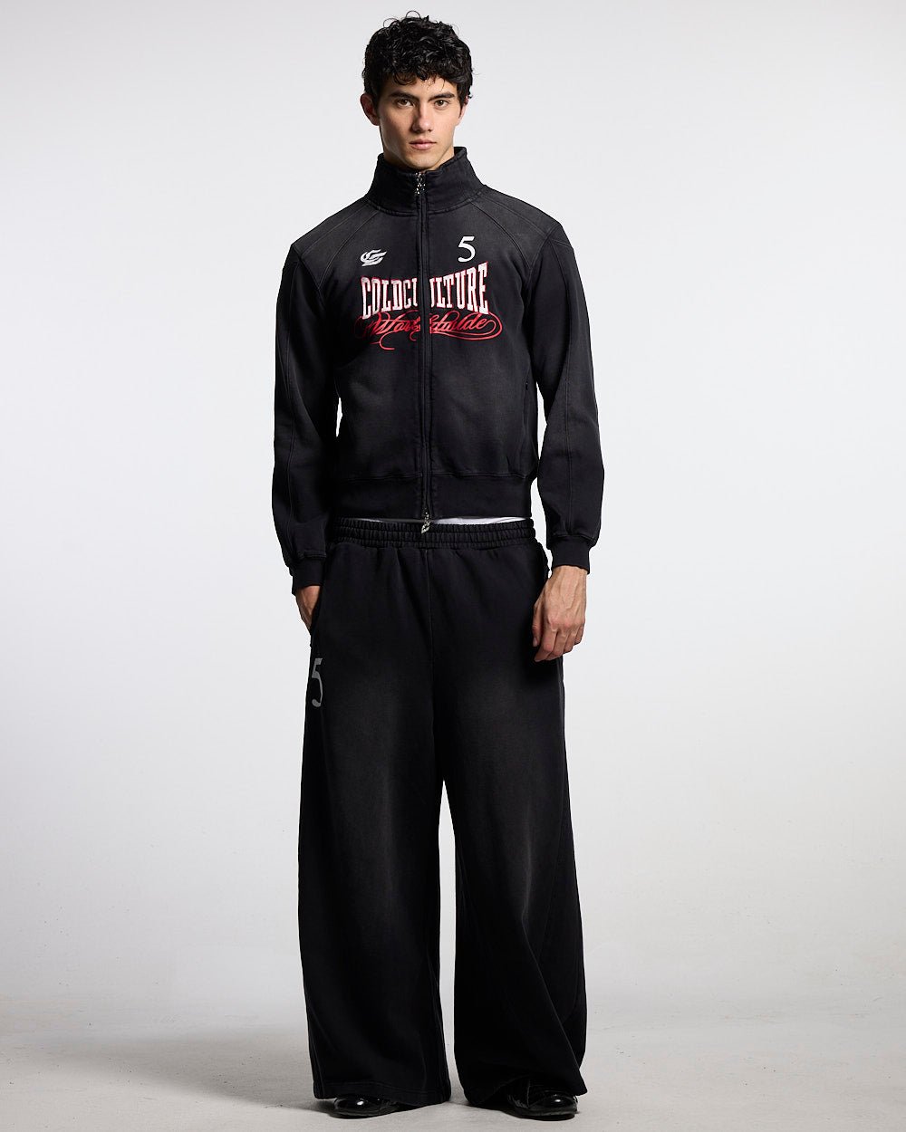 NIA SET SWEATPANTS BLACK - Cold Culture #man