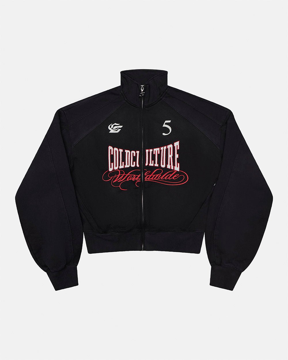 NIA SET ZIP UP BLACK - Cold Culture