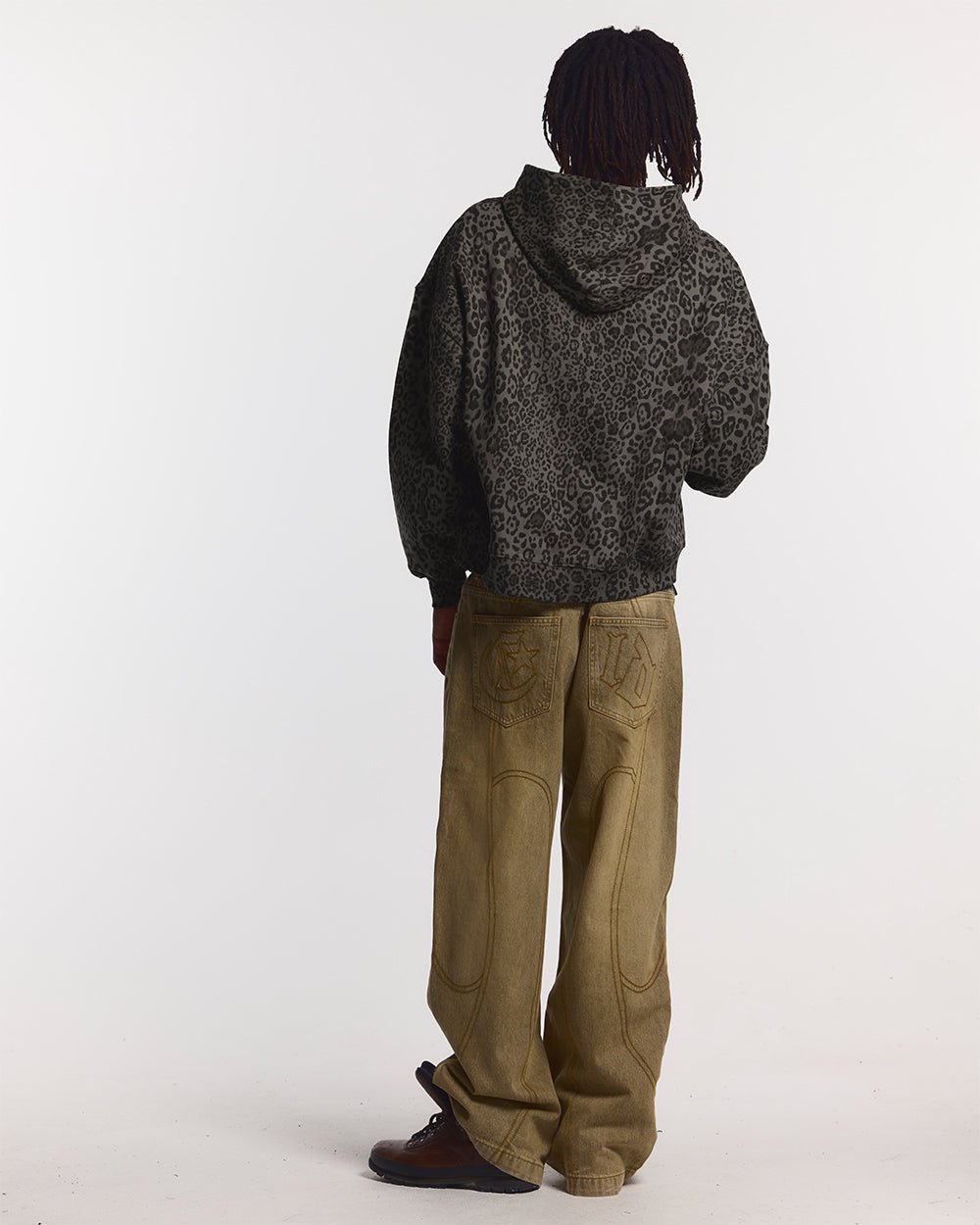 NOCTURNE BEAST ZIP HOODIE DARK GREY - Cold Culture