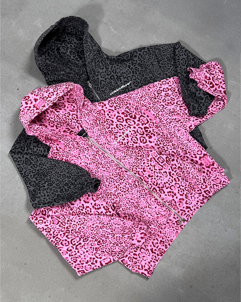 NOCTURNE BEAST ZIP HOODIE DARK GREY - Cold Culture