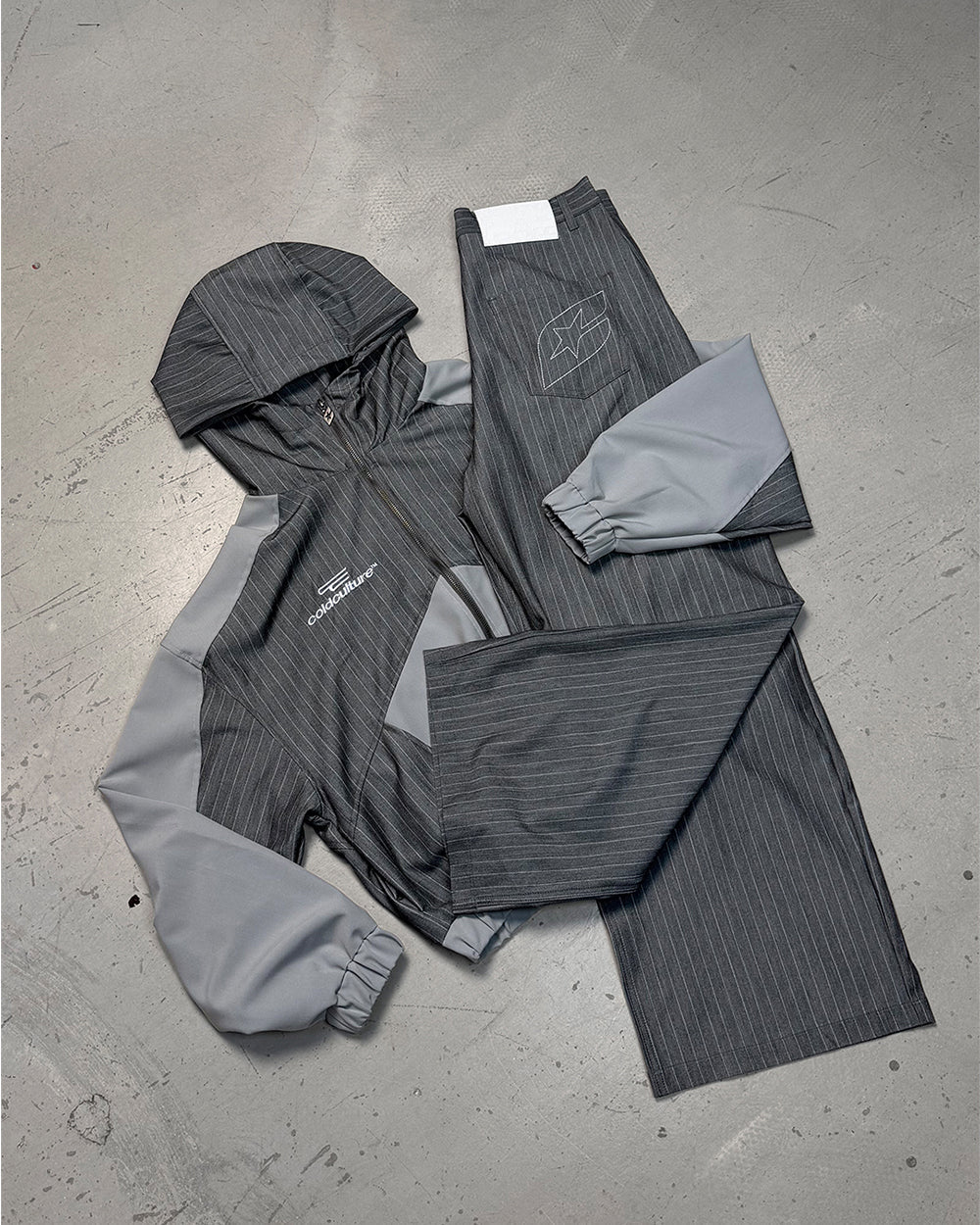 NOT FORMAL SET JACKET GREY - Cold Culture