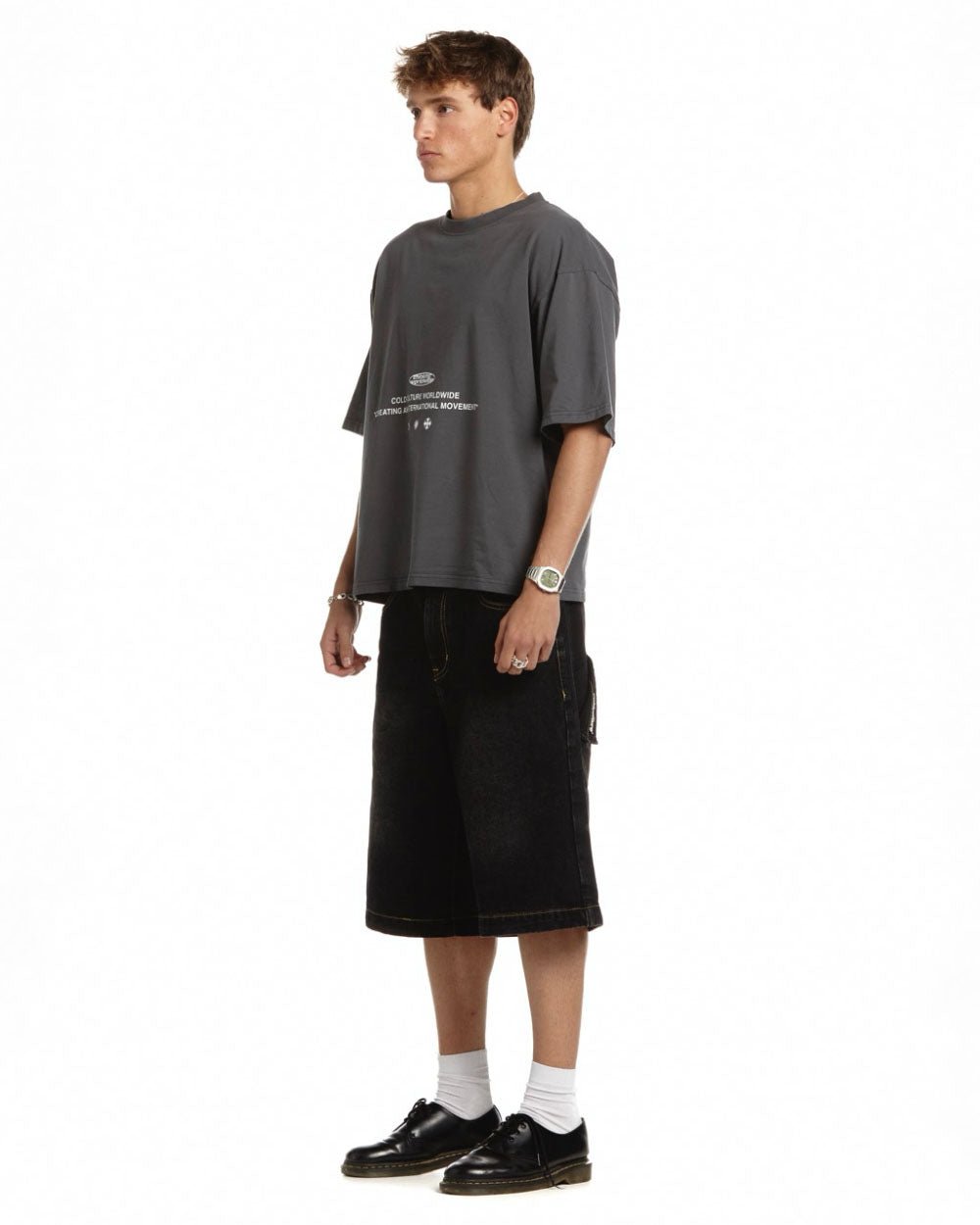 NOW IF TEE HEAVY GREY - COLD CULTURE #man