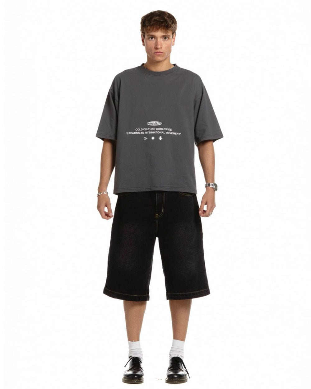 NOW IF TEE HEAVY GREY - COLD CULTURE #man