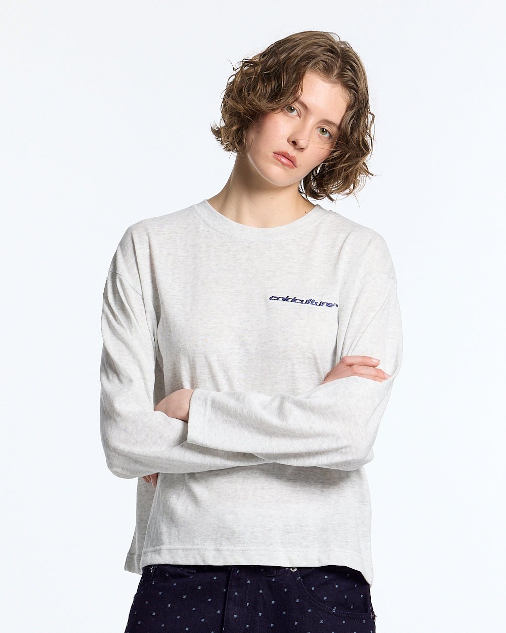 OLD SOUL LONGSLEEVE HEATHER GREY - Cold Culture #woman