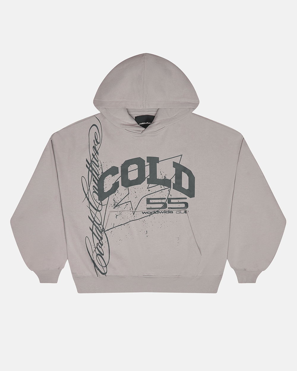 ON ROAD HOODIE GREY & GREEN - Cold Culture