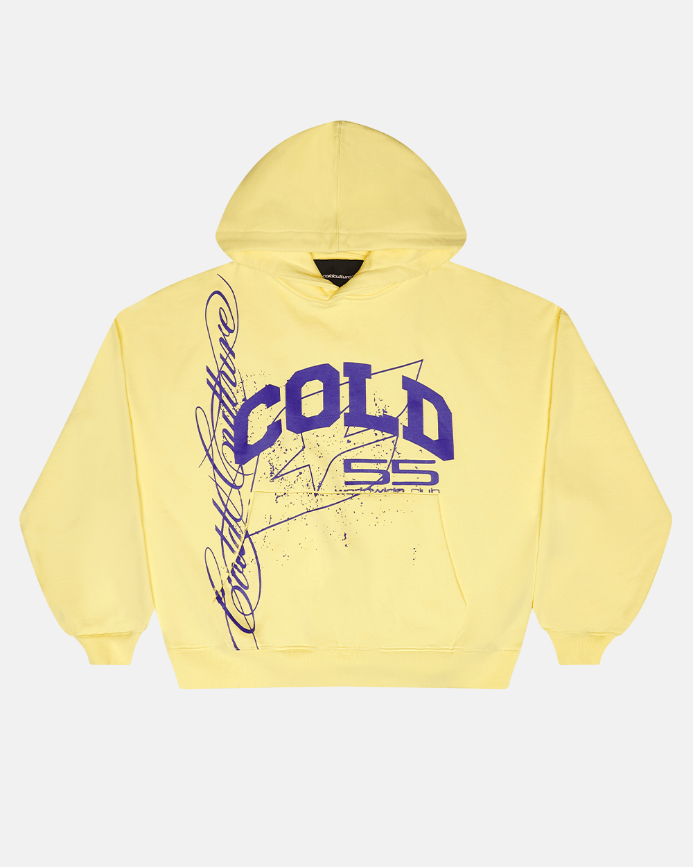 ON ROAD HOODIE YELLOW & BLUE - Cold Culture