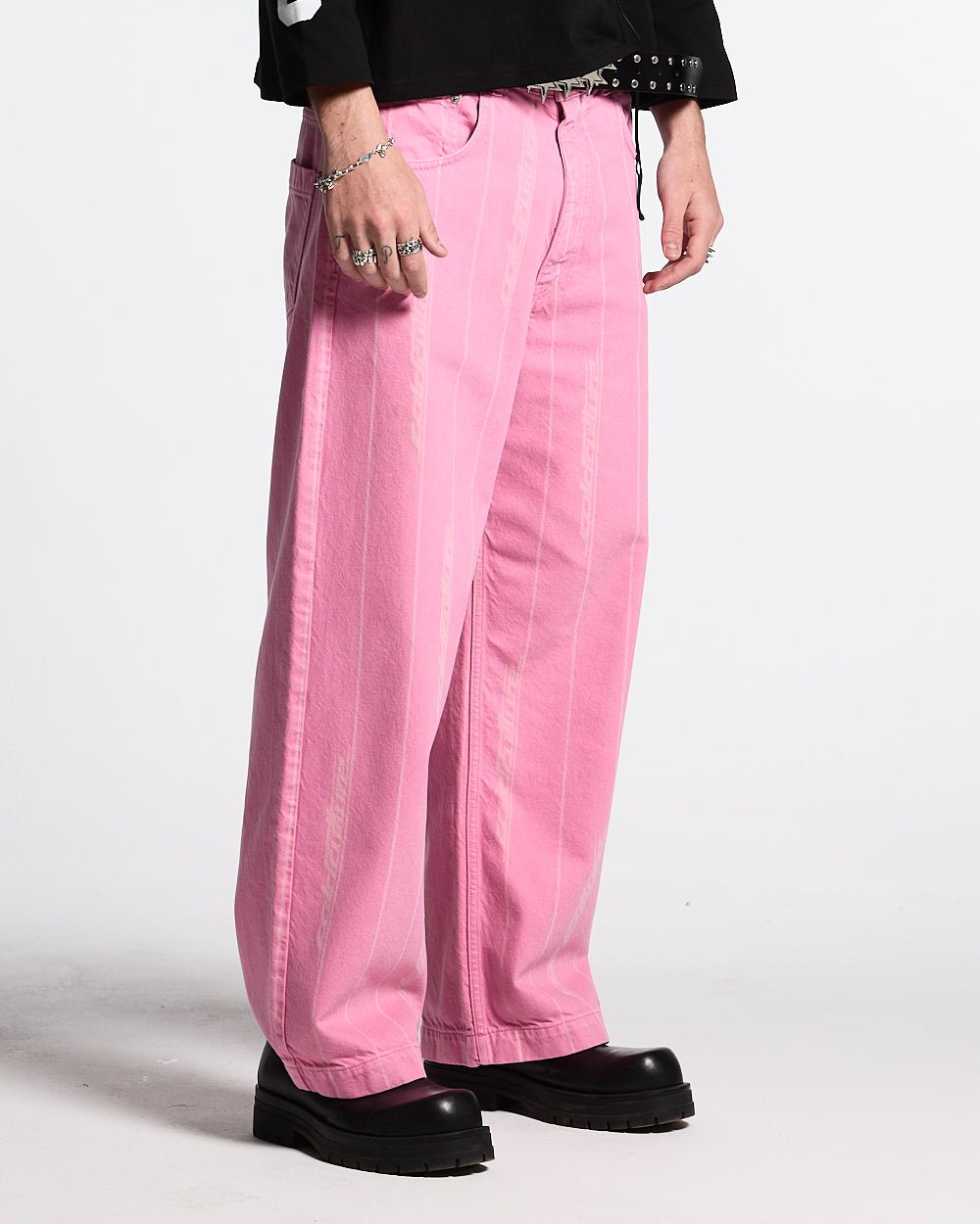 ON THE ROAD V2 PANTS PINK DENIM - COLD CULTURE