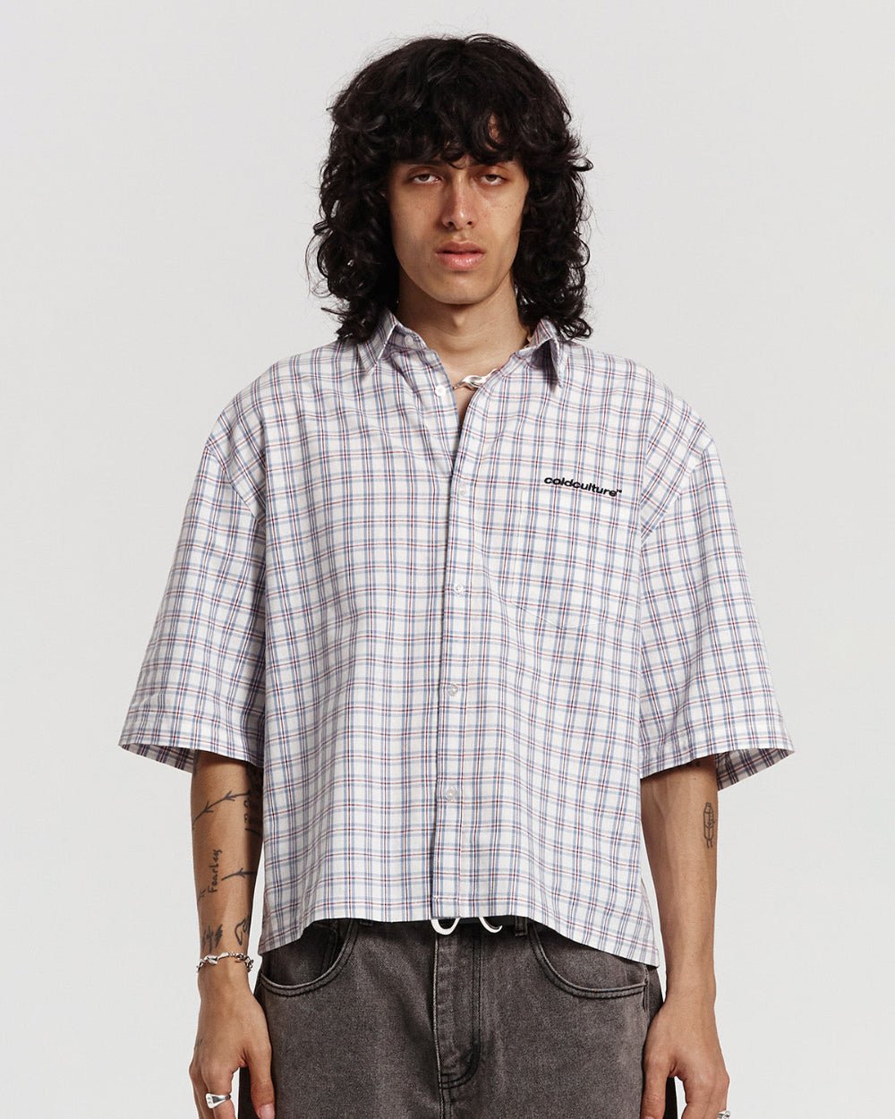 ONE POCKET SHIRT SQUARE MOTIF - COLD CULTURE