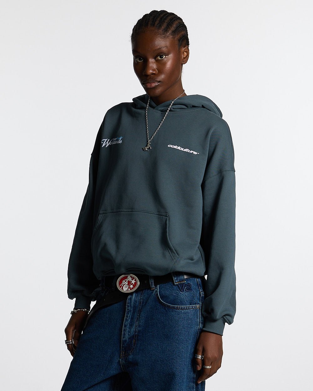 ORBIT HOODIE BALTIC BLUE - COLD CULTURE
