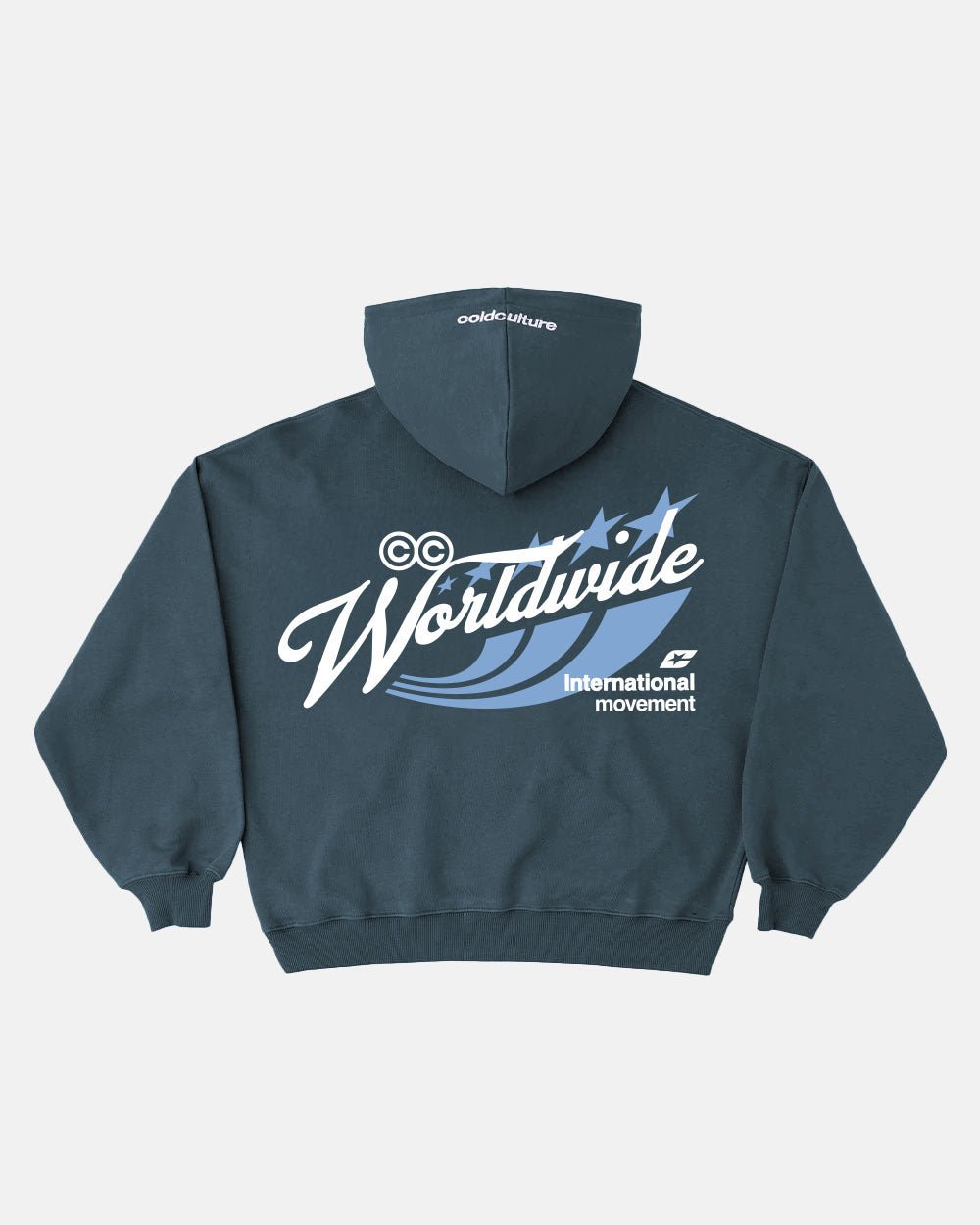 ORBIT HOODIE BALTIC BLUE - COLD CULTURE