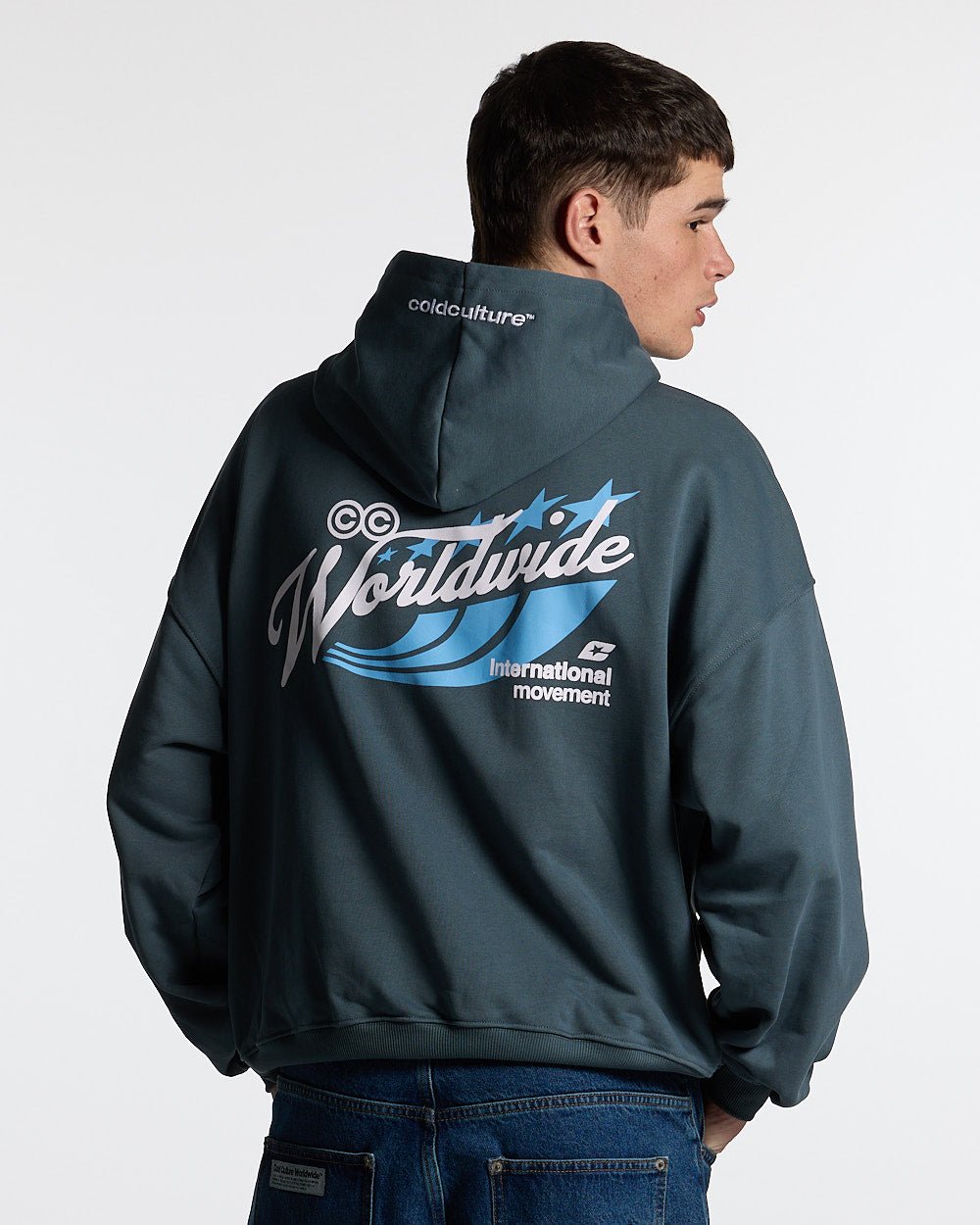 ORBIT HOODIE BALTIC BLUE - COLD CULTURE
