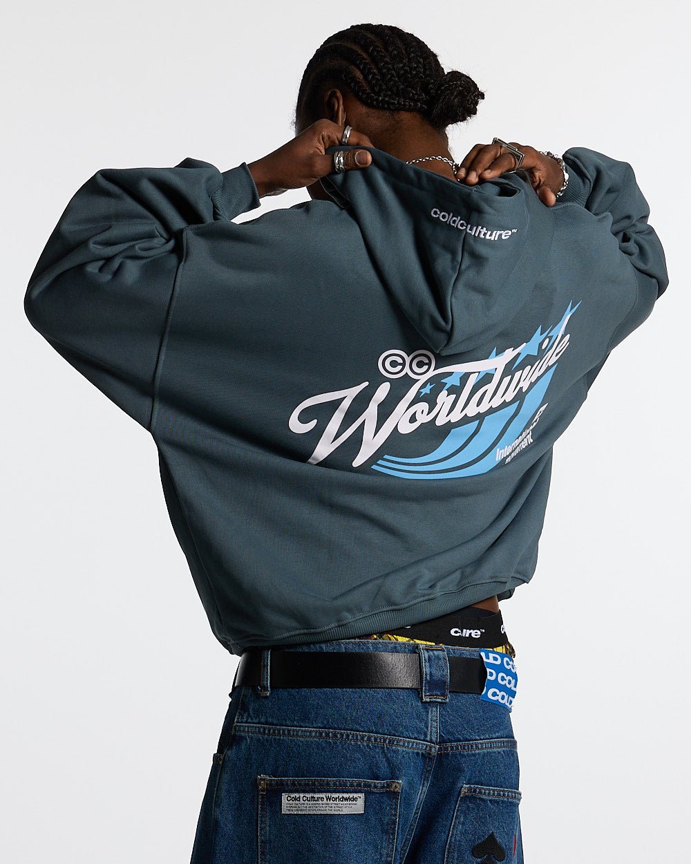 ORBIT HOODIE BALTIC BLUE - COLD CULTURE