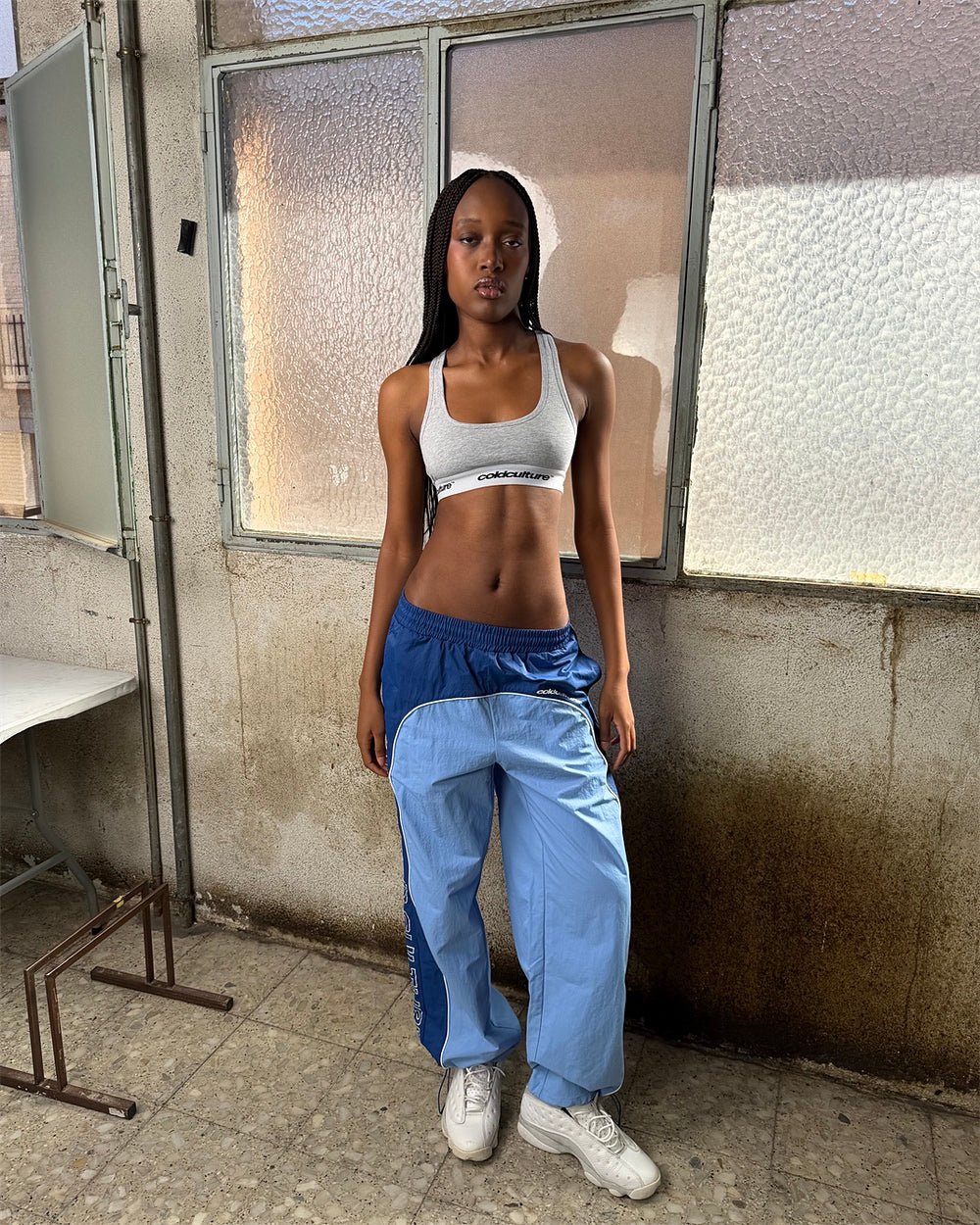 OVERCUT SWEATPANTS BLUE - Cold Culture