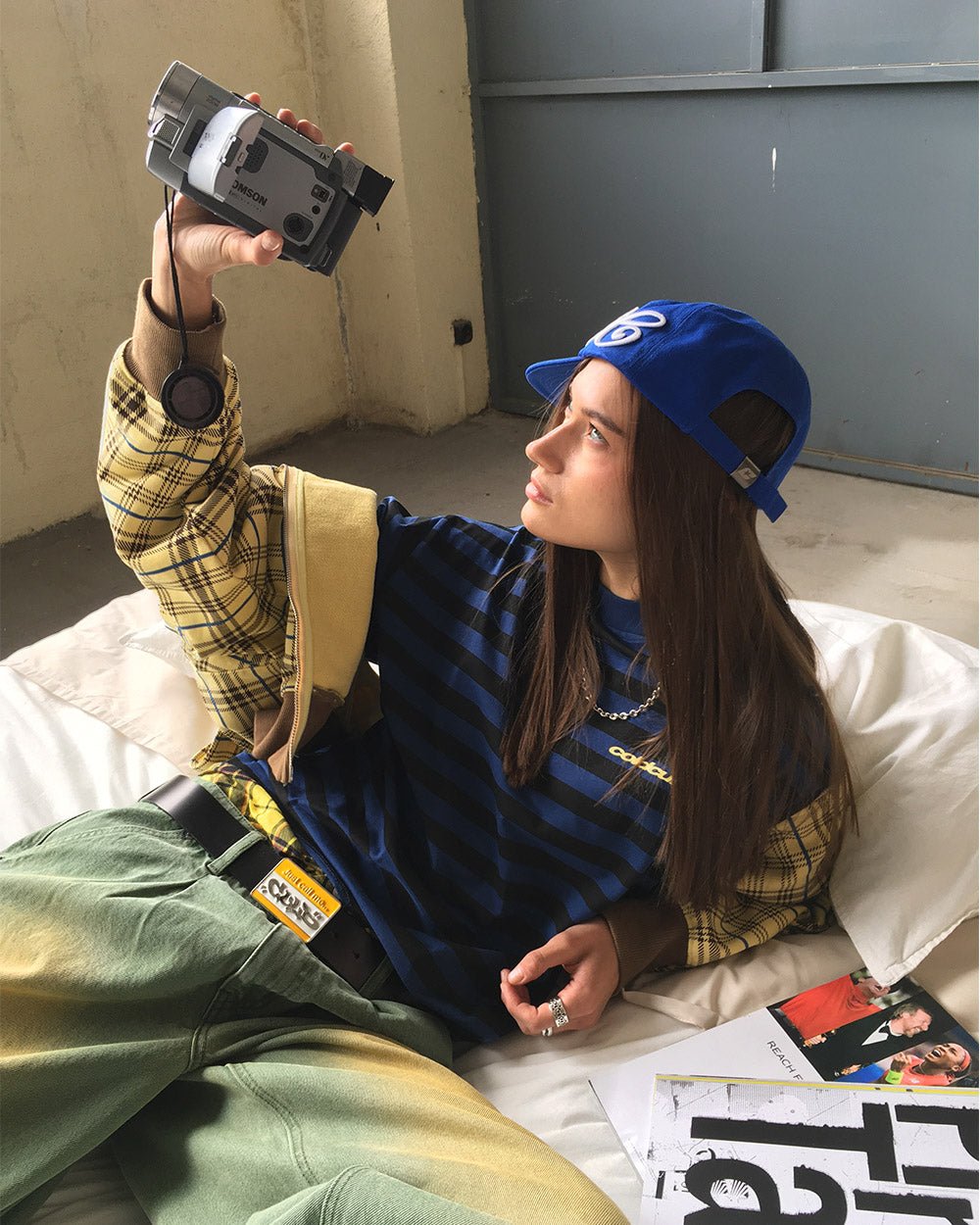 PARDON ME LONGSLEEVE BLACK & BLUE - Cold Culture