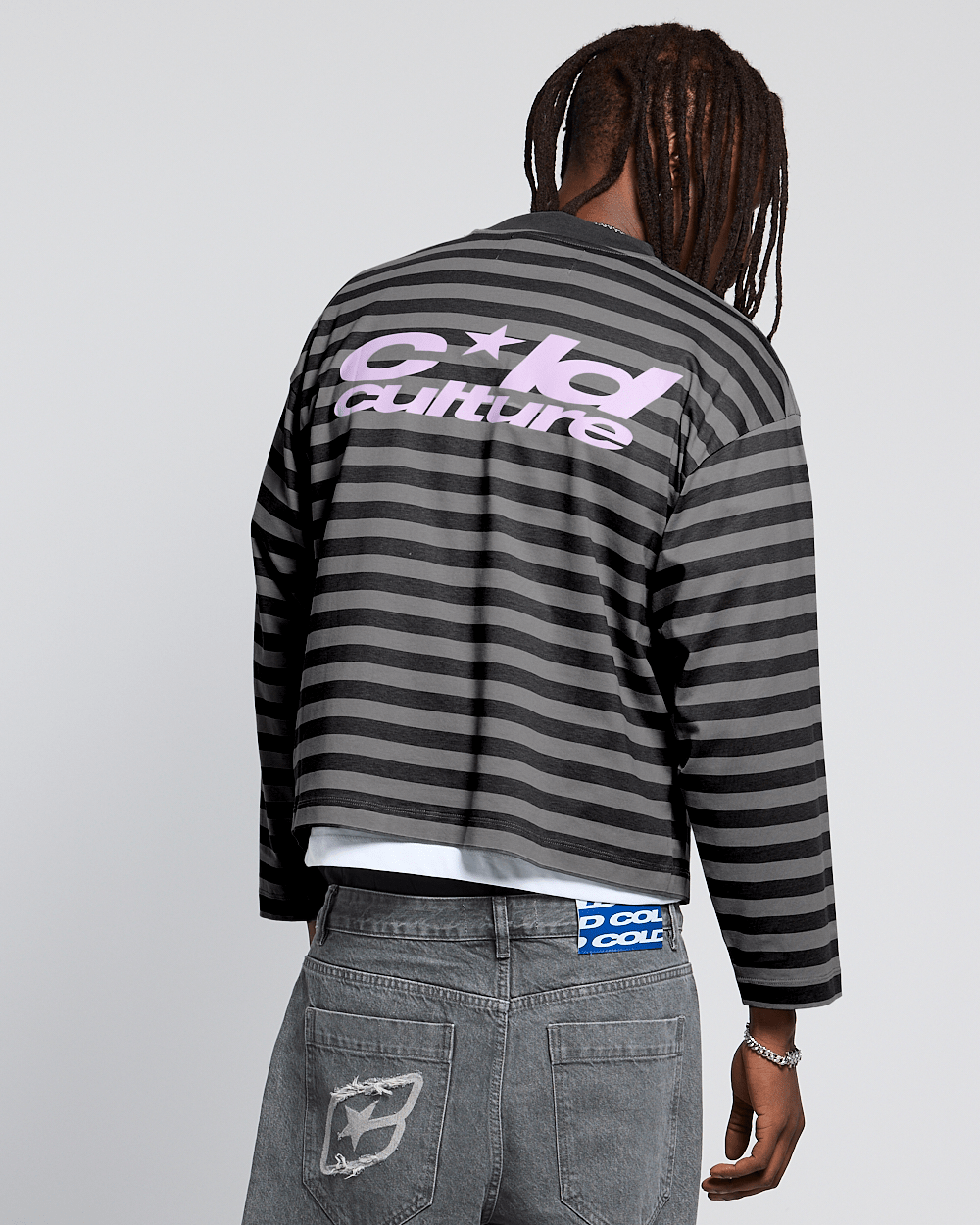 PARDON ME LONGSLEEVE BLACK & GREY - Cold Culture #man