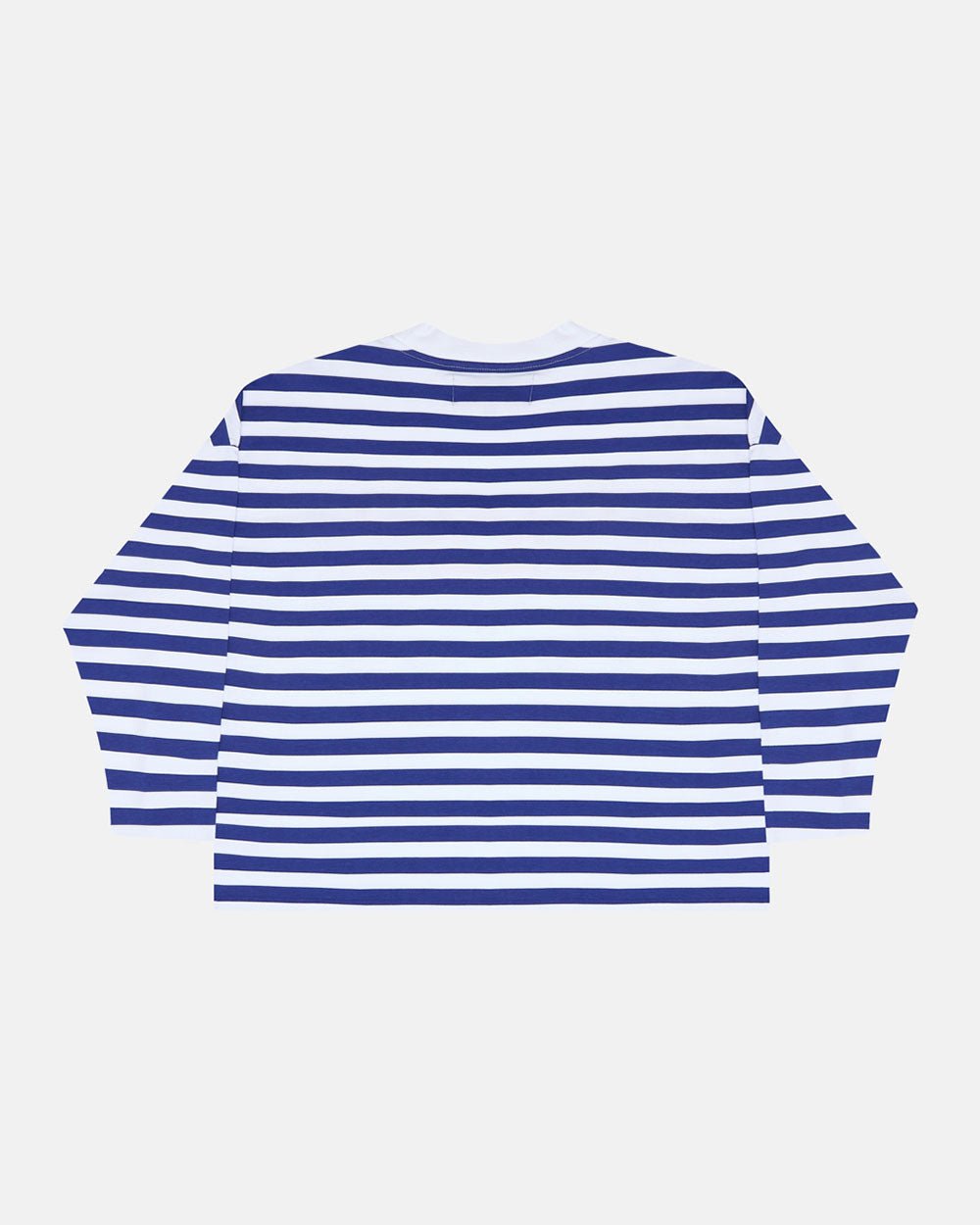 PARDON ME LONGSLEEVE WHITE & NAVY - COLD CULTURE