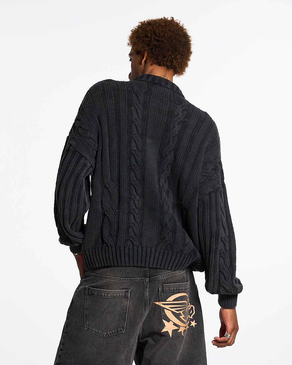 PATTERNED KNIT BLACK - COLD CULTURE