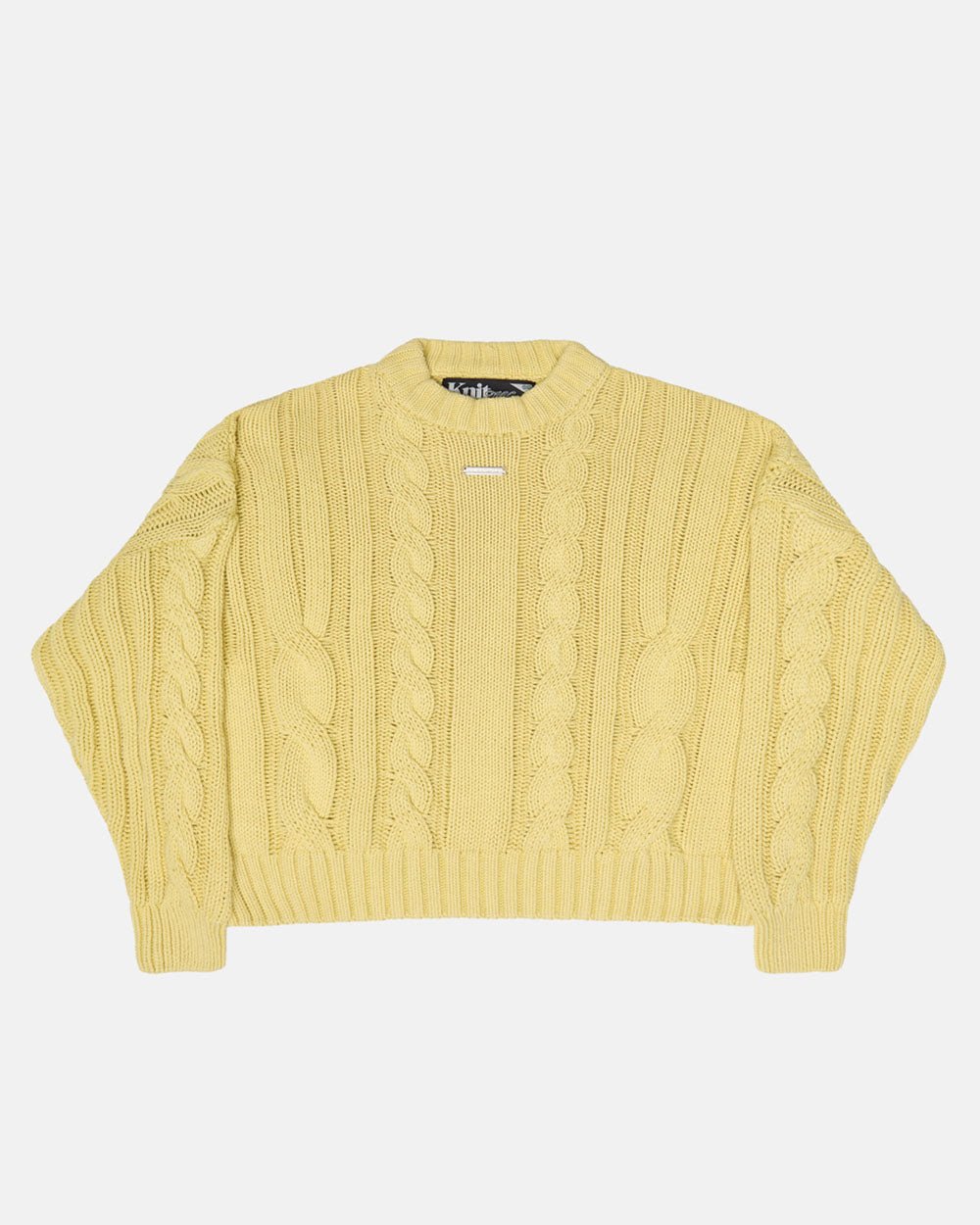 PATTERNED KNIT YELLOW - COLD CULTURE