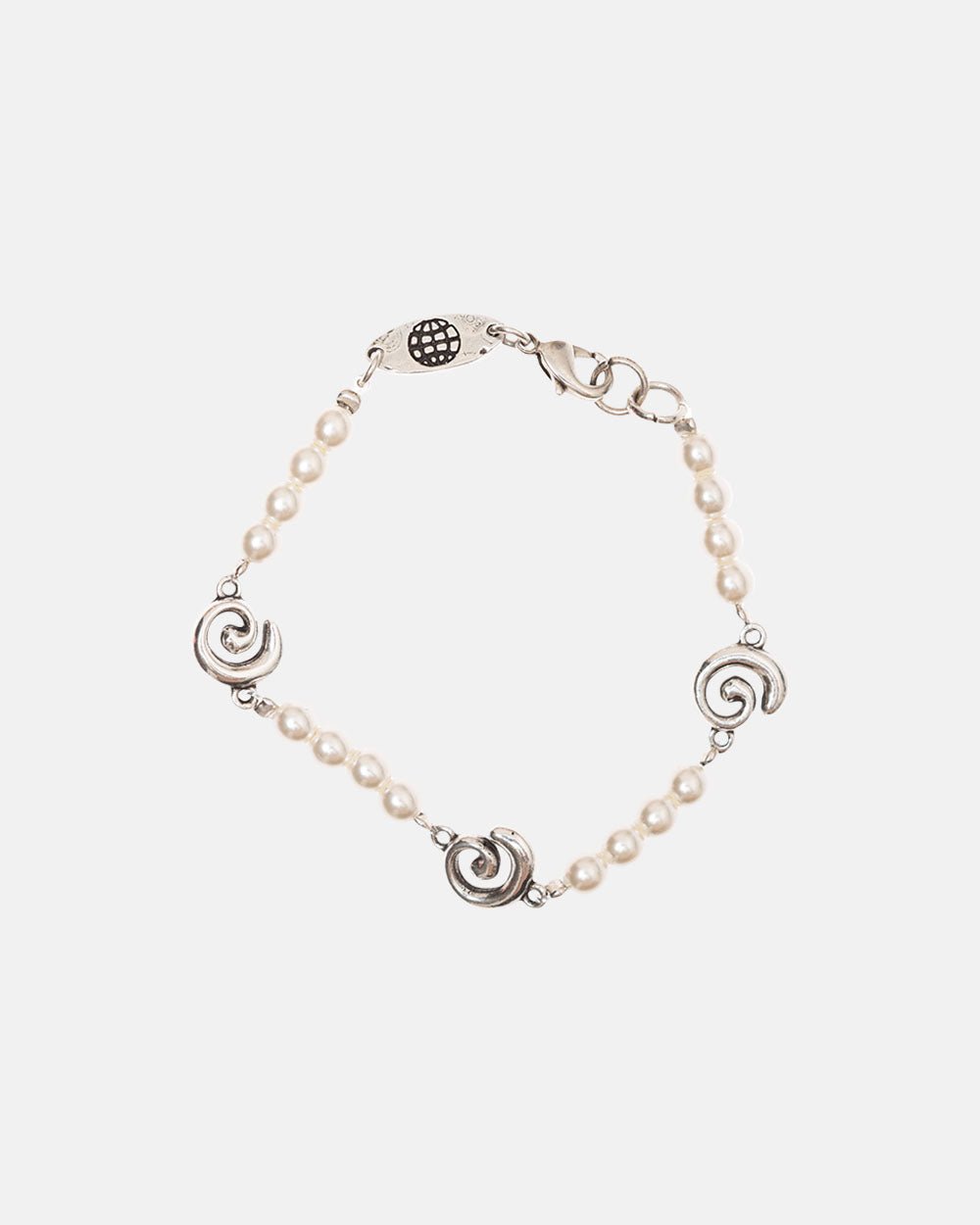 PEARL AND SPIRAL BRACELET - COLD CULTURE
