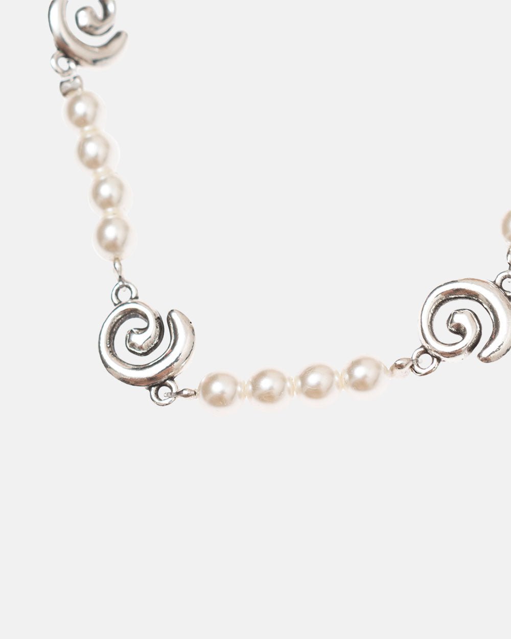 PEARL AND SPIRAL BRACELET - COLD CULTURE