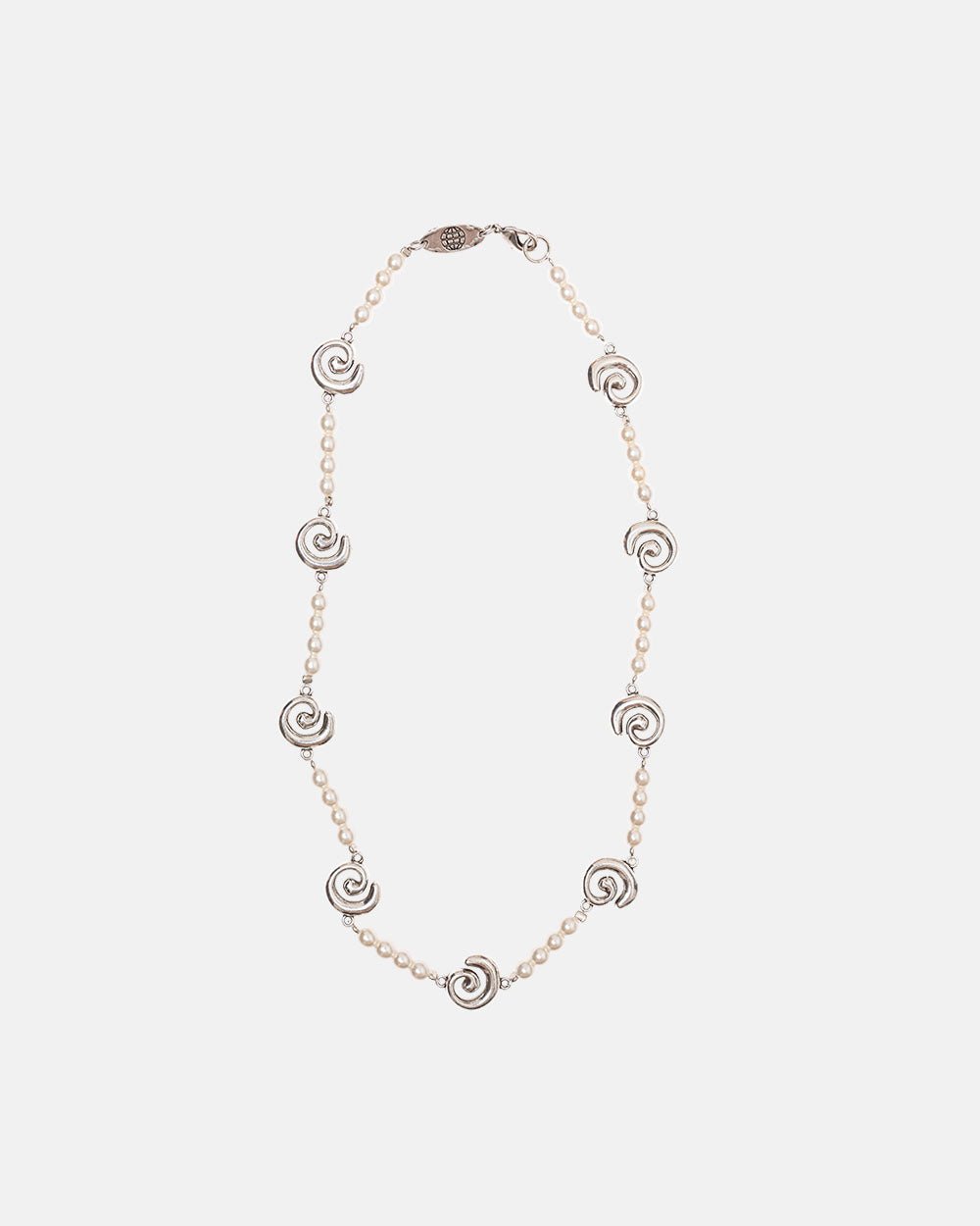 PEARL AND SPIRAL NECKLACE - Cold Culture