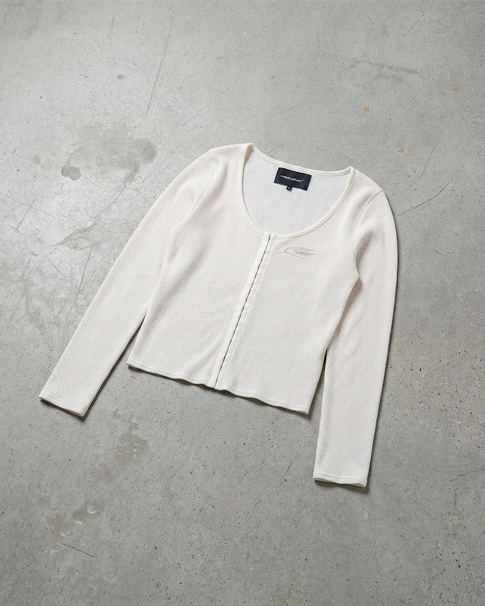 PERFECT LONGSLEEVE TOP OFF WHITE - Cold Culture