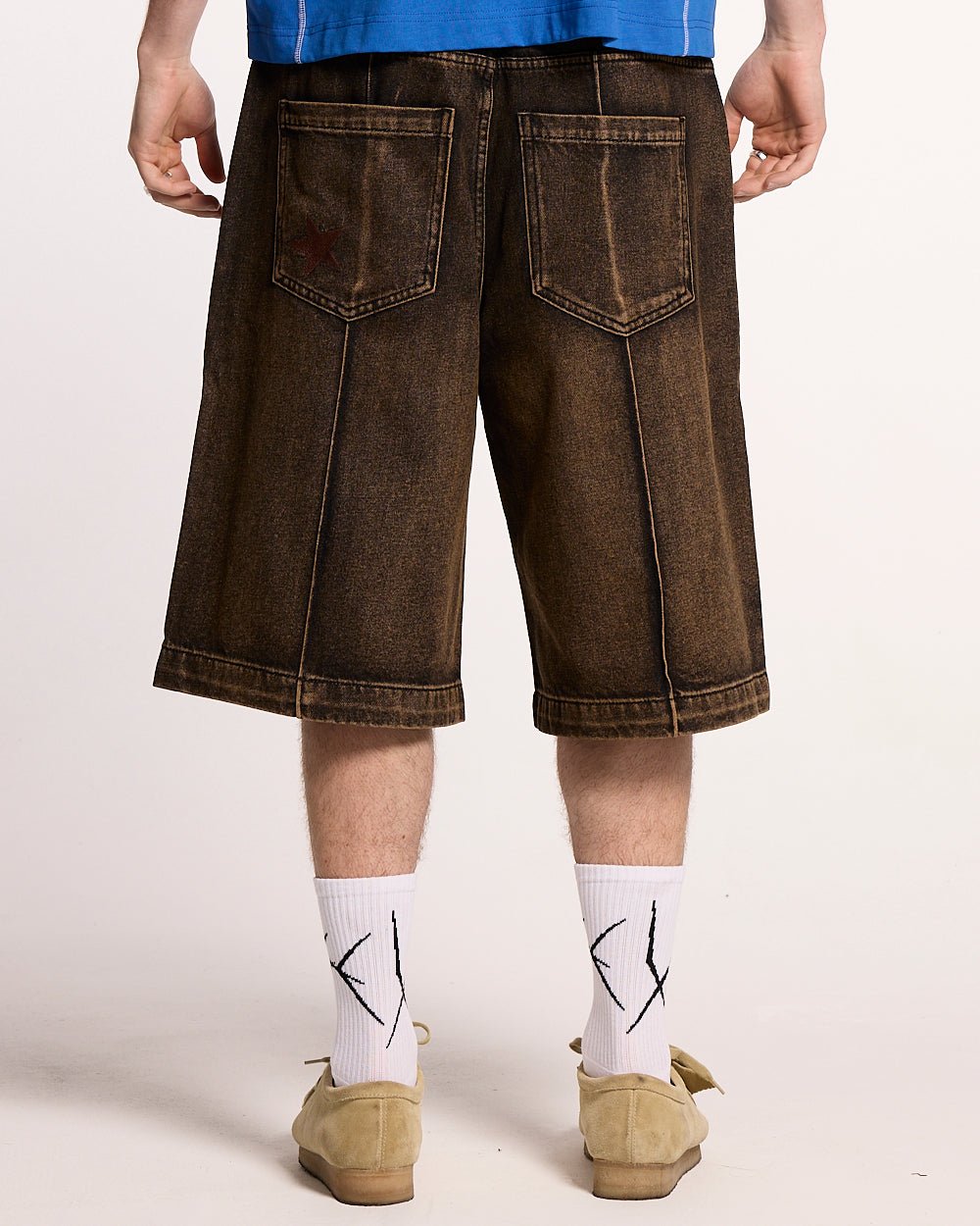 PINTUCK SHORTS BROWN - COLD CULTURE #man