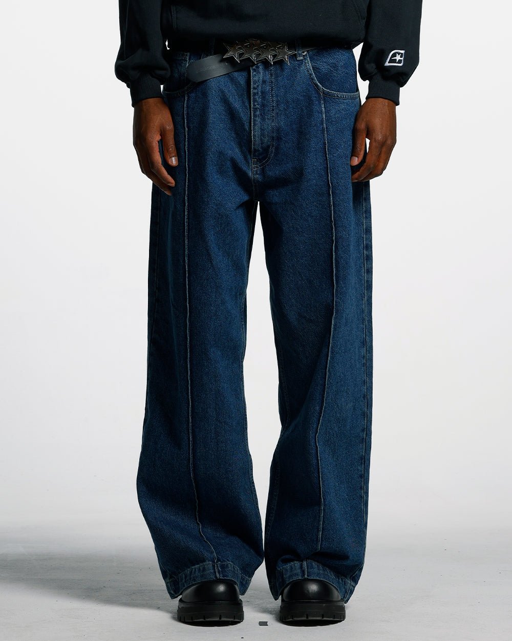 PINTUCK V2 PANTS BLUE DENIM - COLD CULTURE